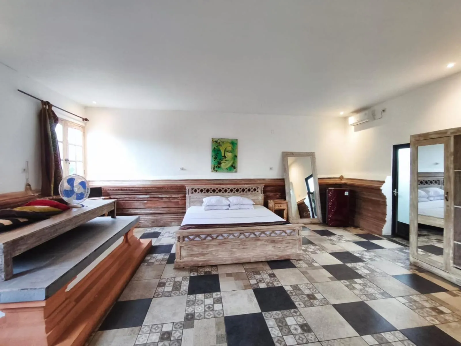 Bed in Canggu Pinpoint Rooms