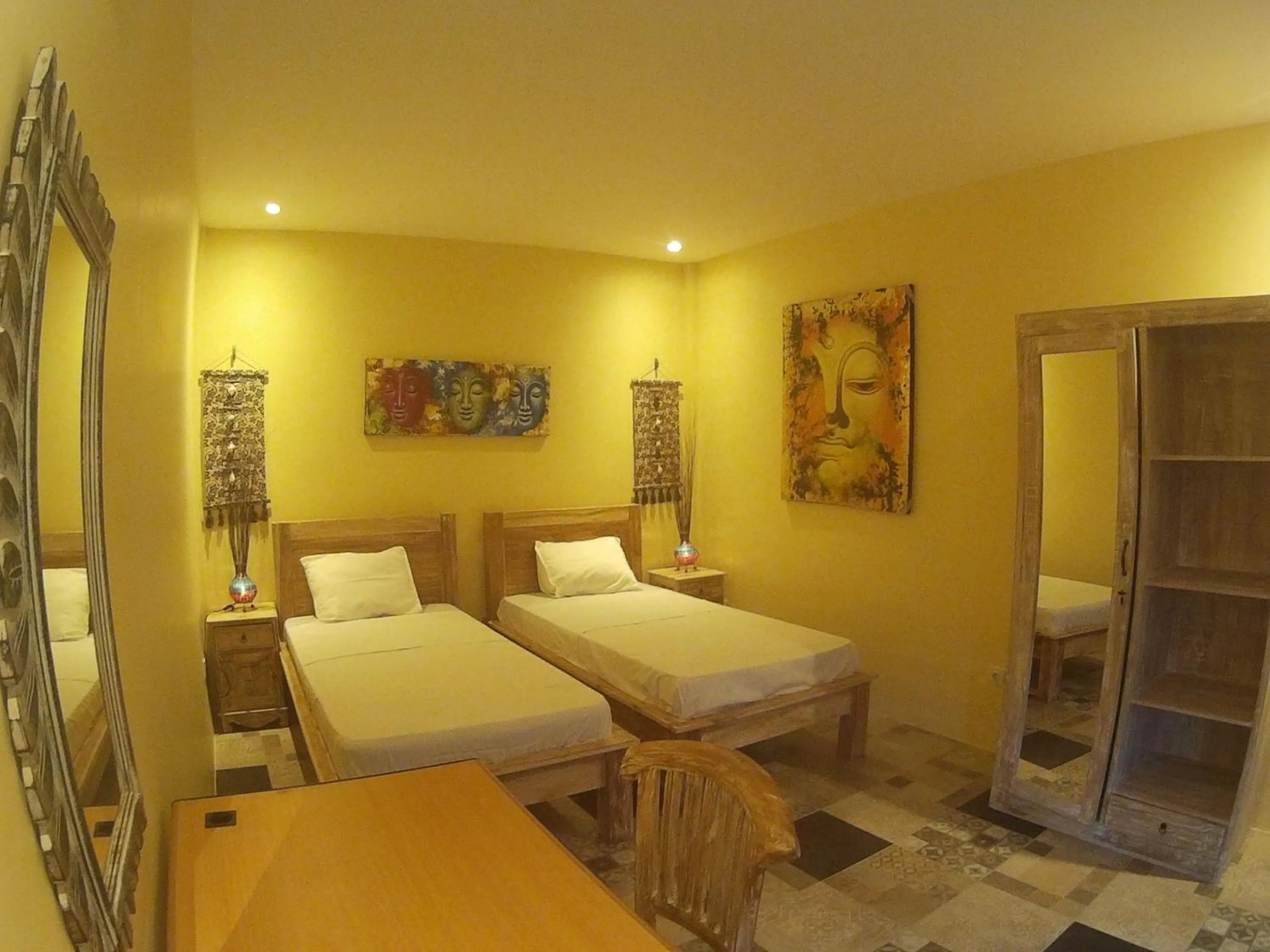 Bedroom, Bed in Canggu Pinpoint Rooms