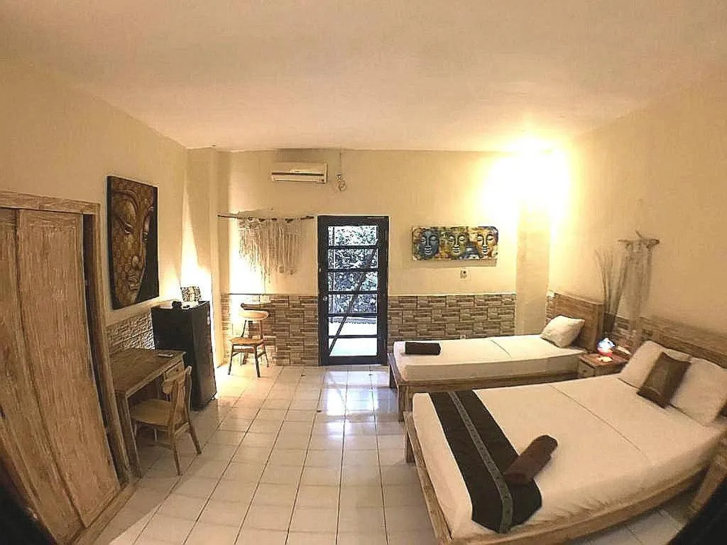 Bedroom, Bed in Canggu Pinpoint Rooms