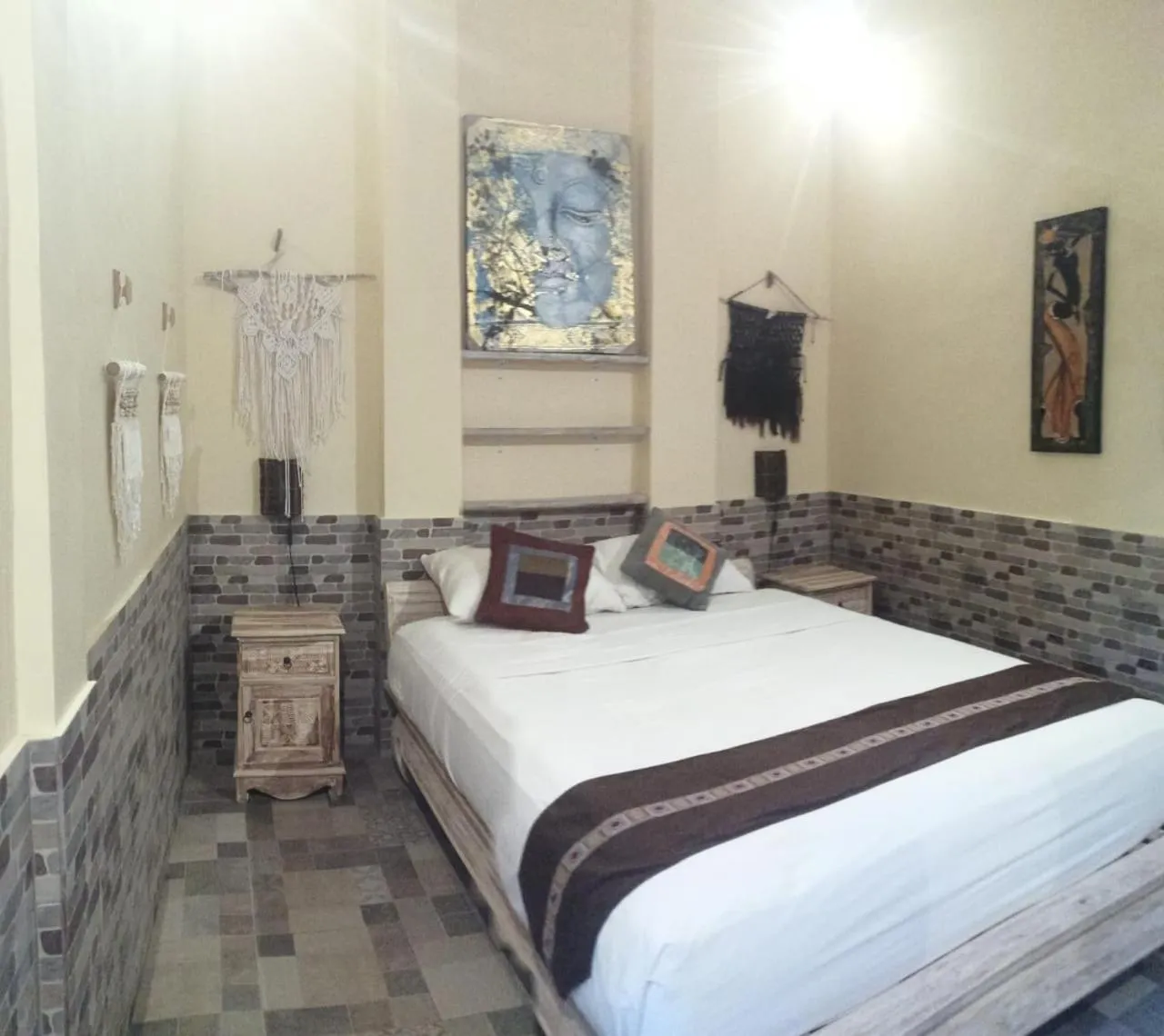 Bed in Canggu Pinpoint Rooms