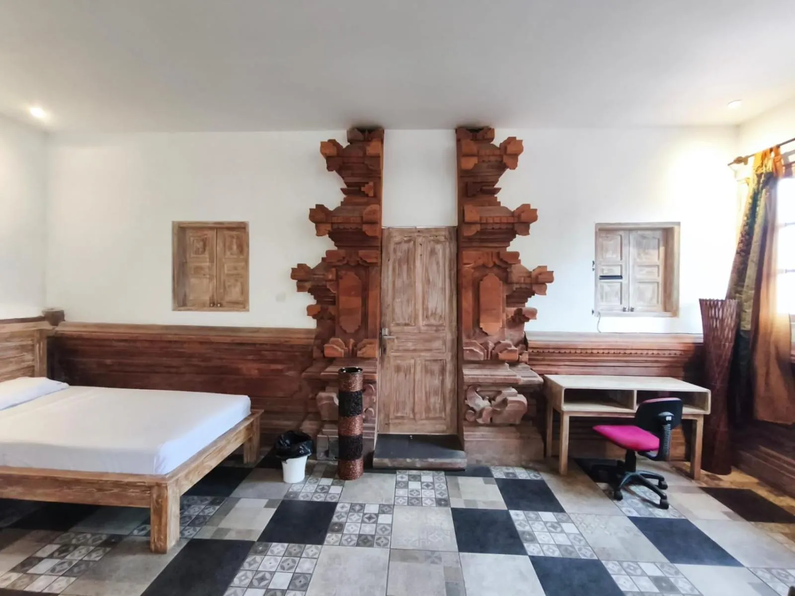 Bed in Canggu Pinpoint Rooms