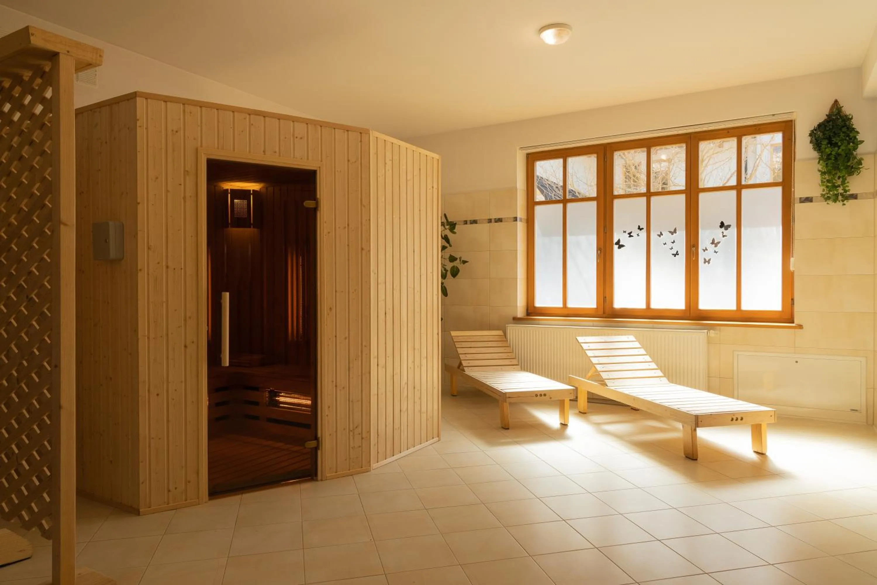Sauna in Aparthotel Bellamonte