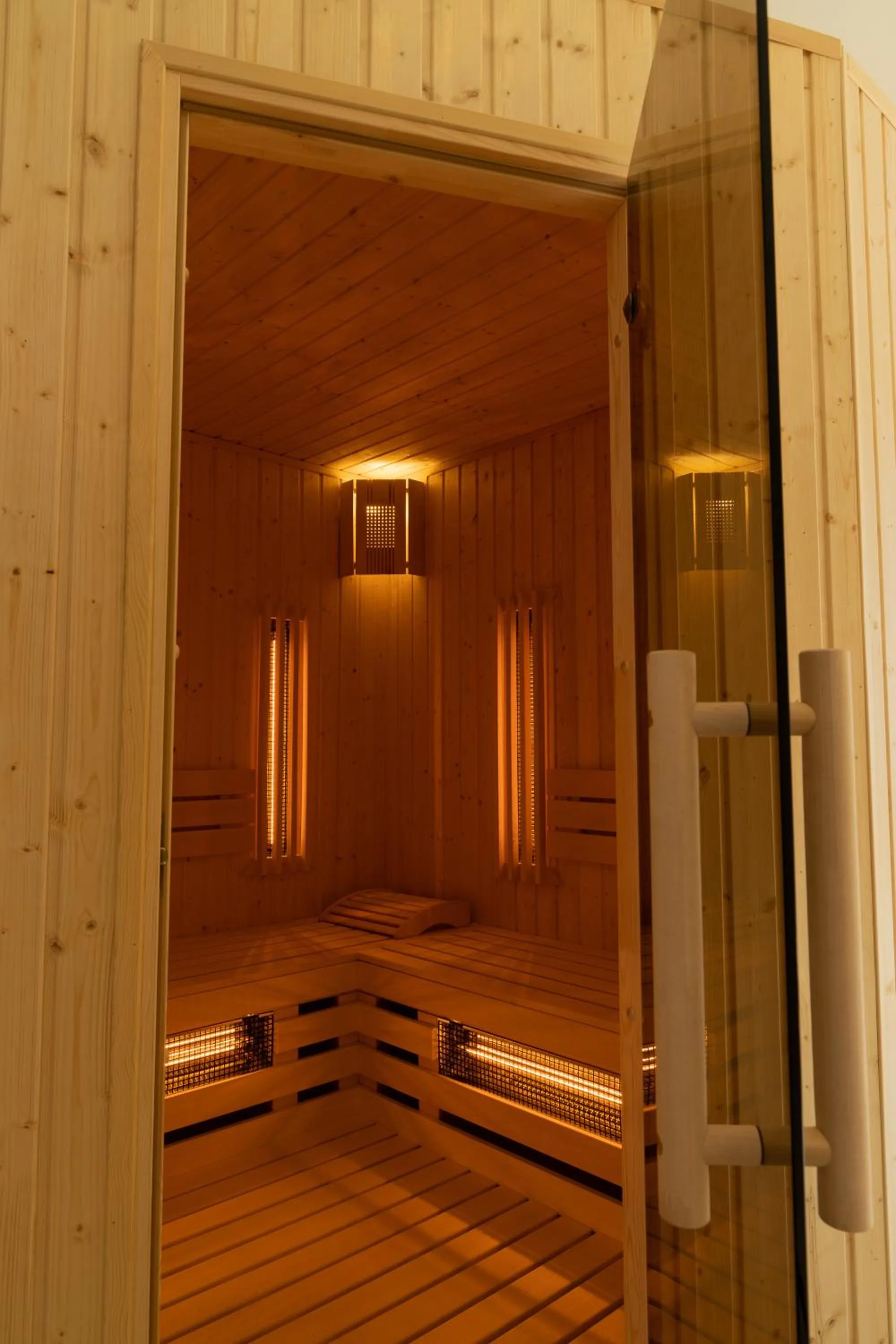 Sauna in Aparthotel Bellamonte