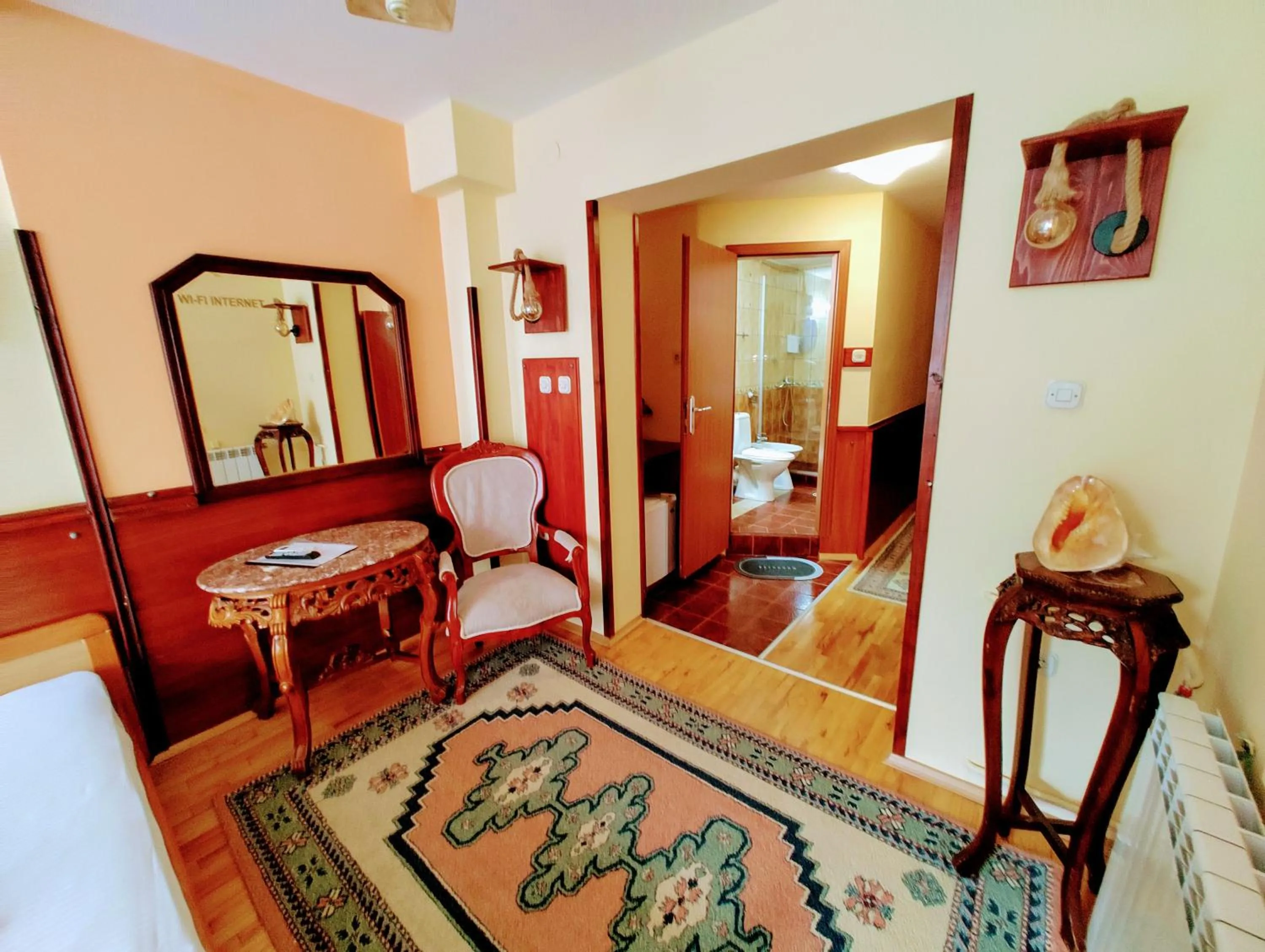 Seating area in Hotel Kapistec Skopje