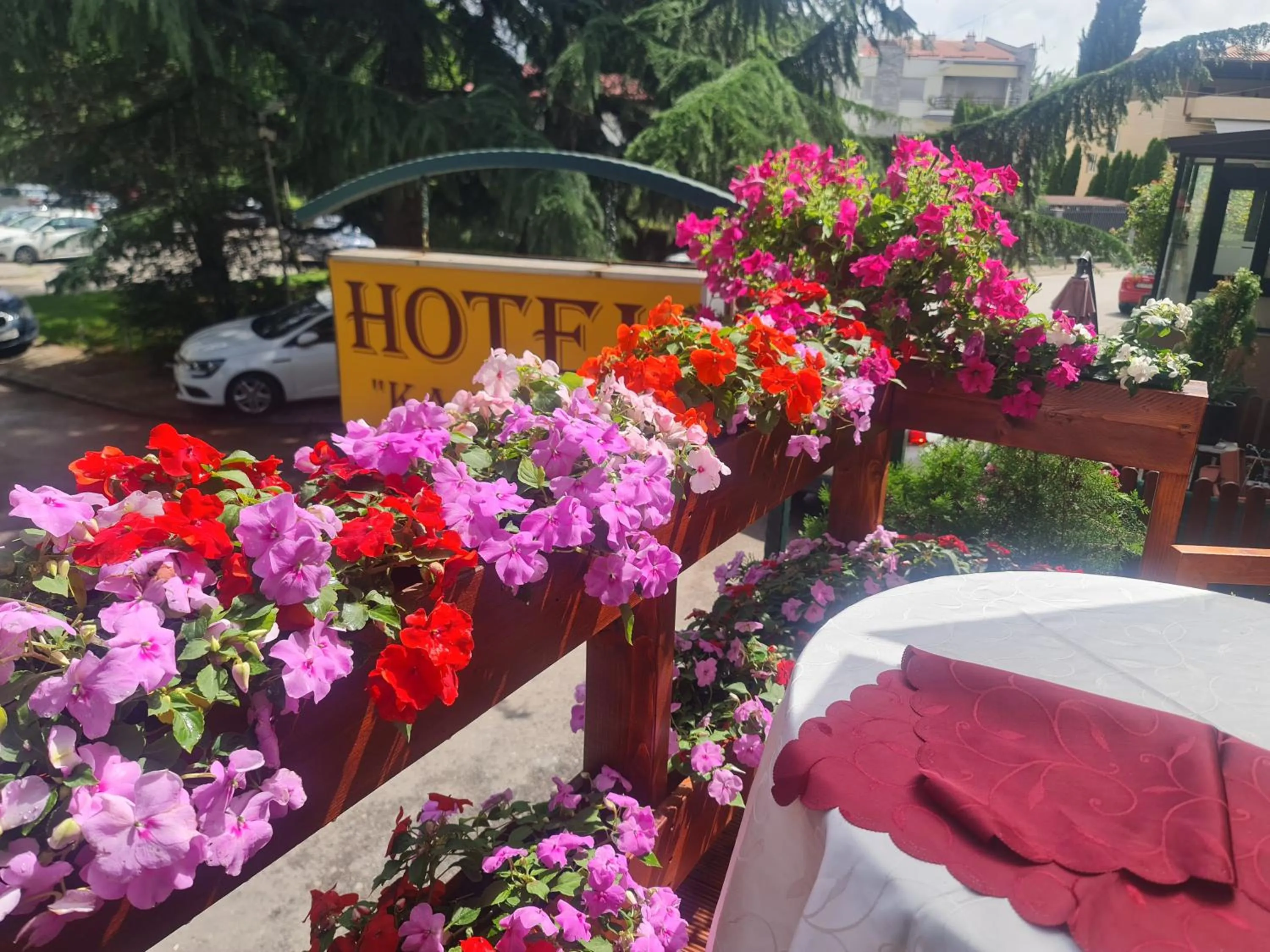 Street view in Hotel Kapistec Skopje