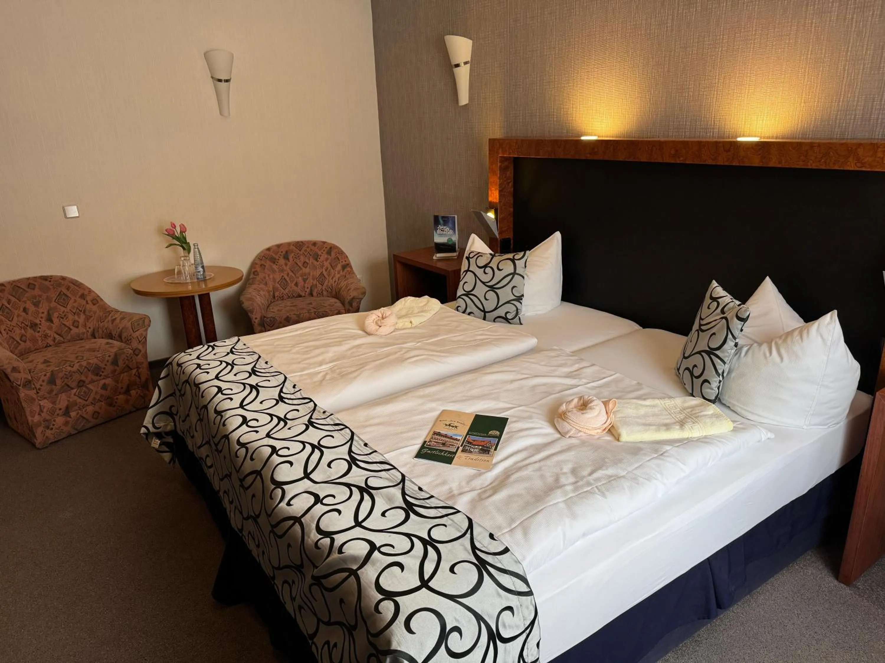 Bed in Hotel Zum Kanzler