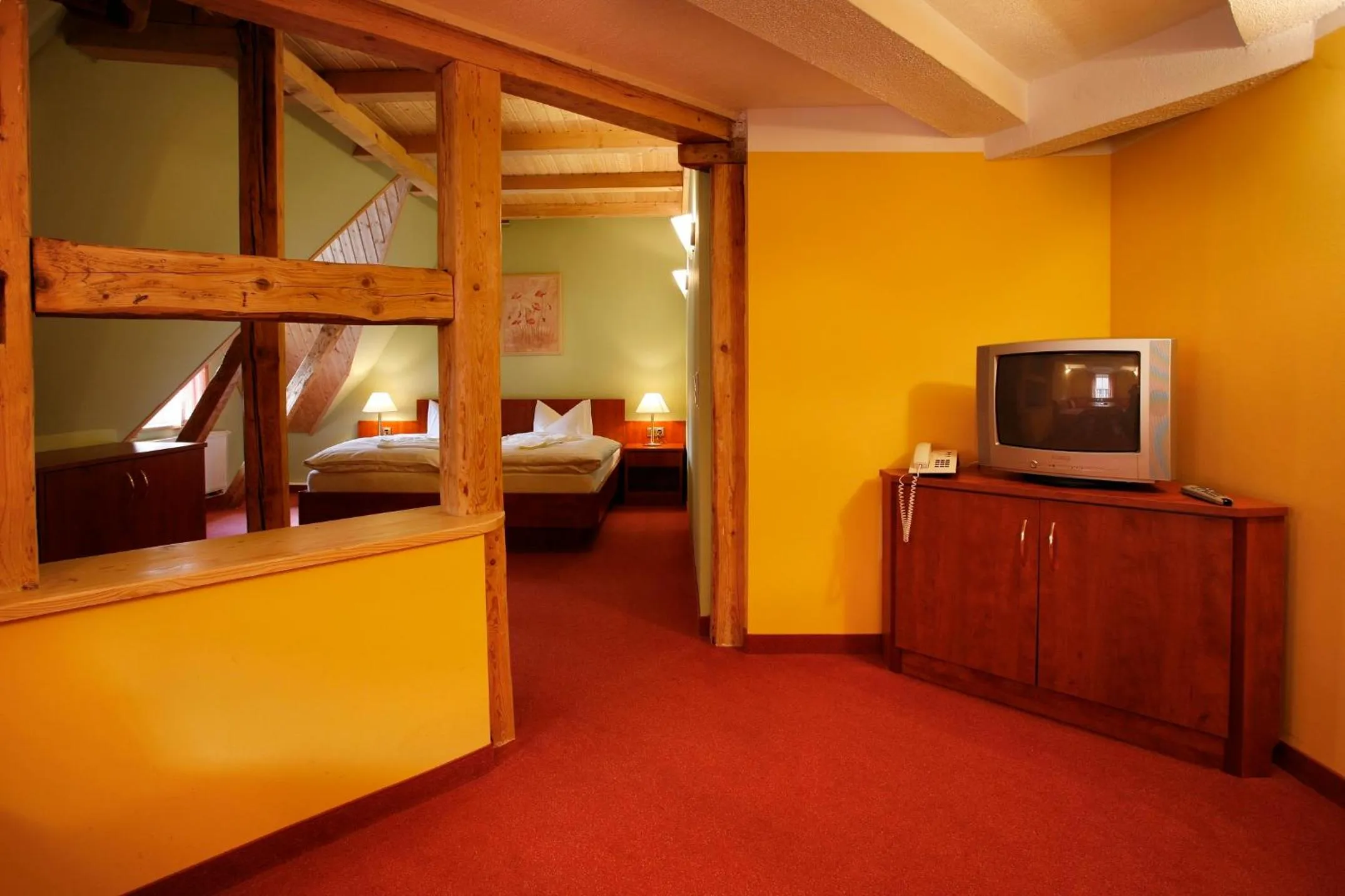 Bed in Hotel Zum Kanzler