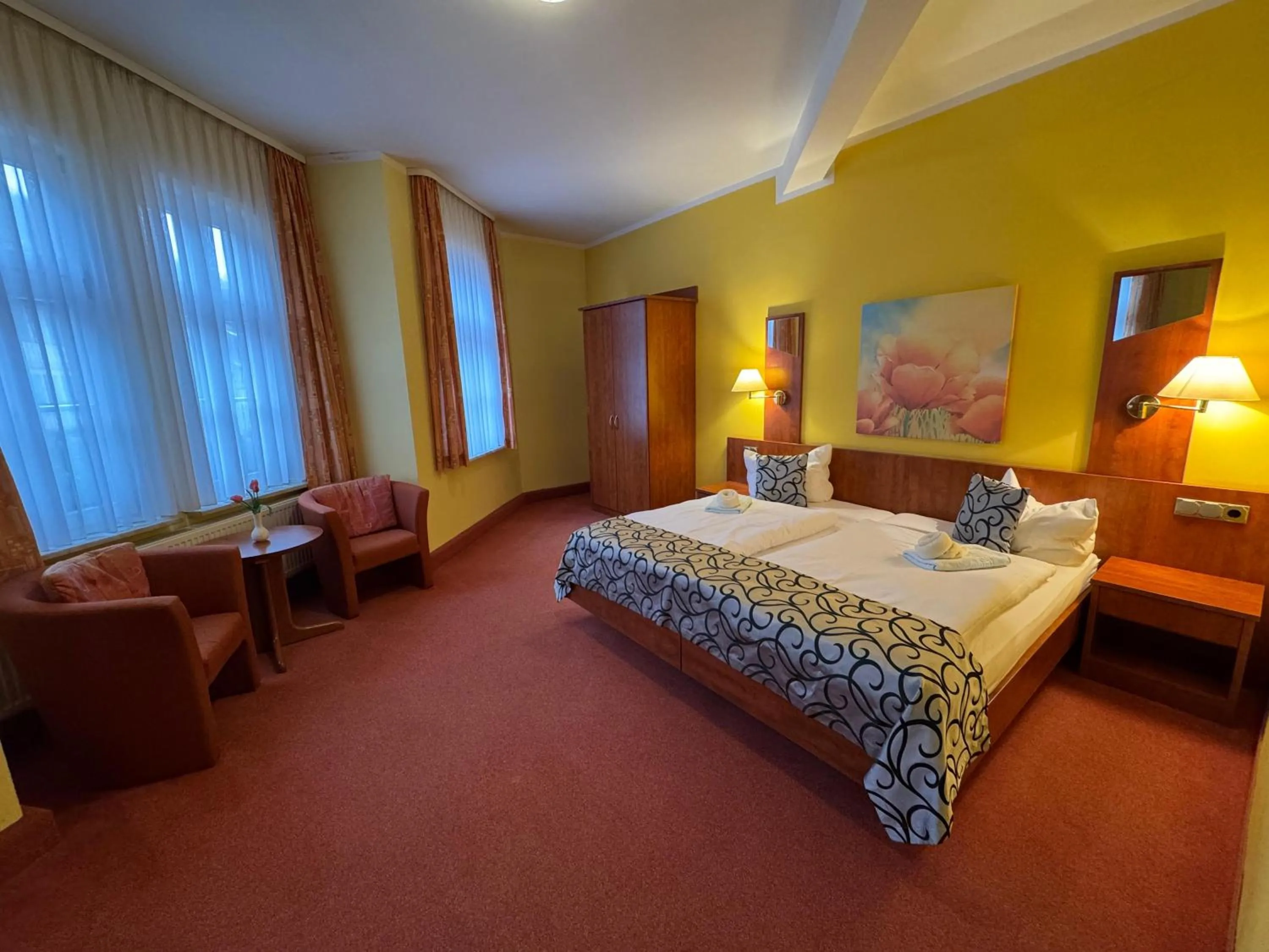 Bedroom, Bed in Hotel Zum Kanzler