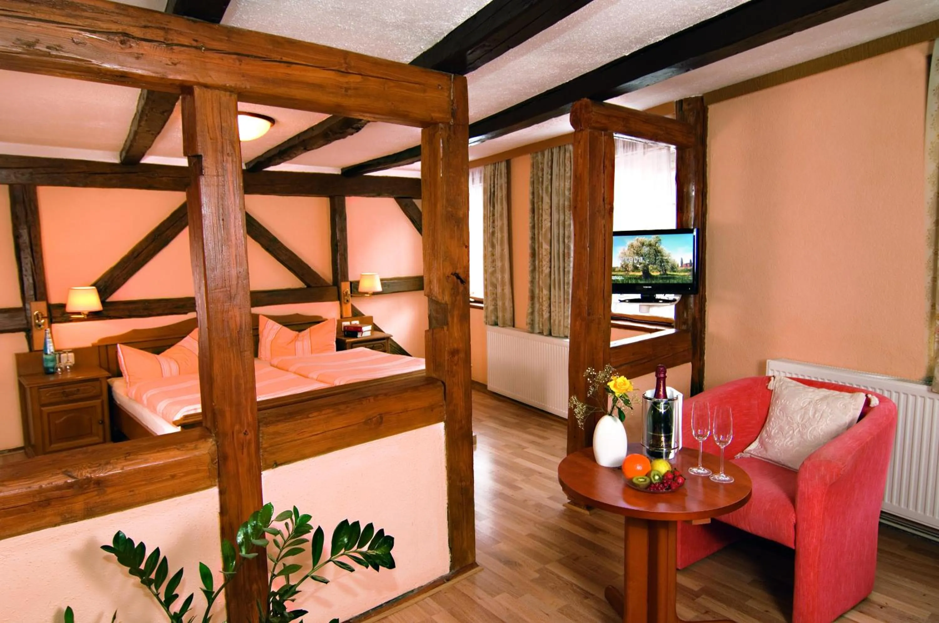 Bed in Hotel Zum Kanzler