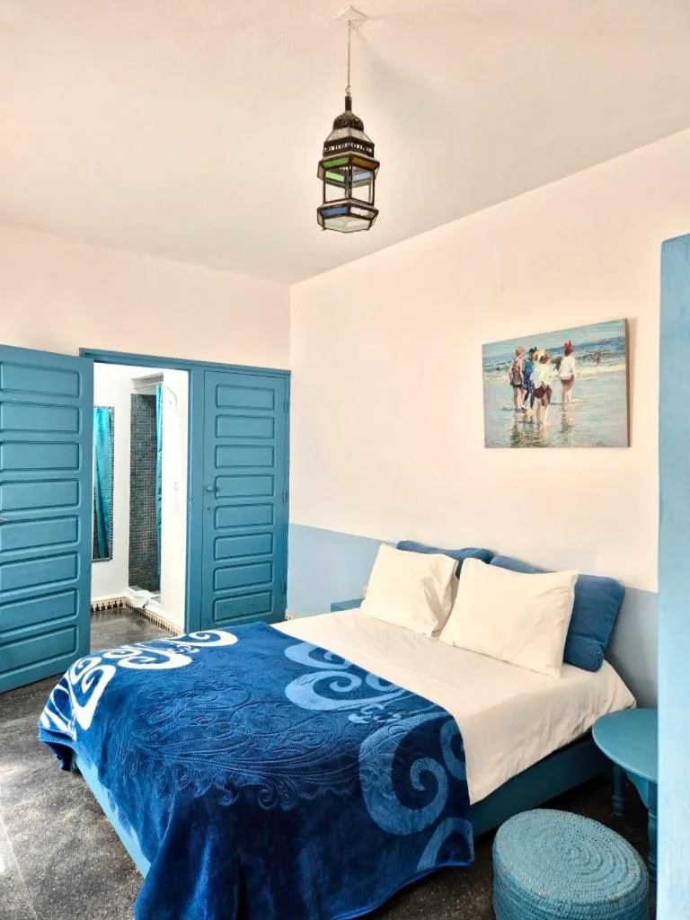 Bed in Hotel Villa Soleil