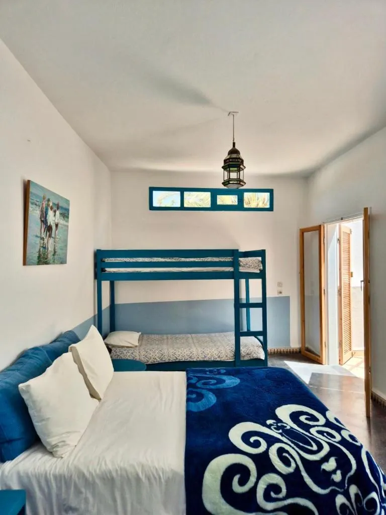 Bed in Hotel Villa Soleil