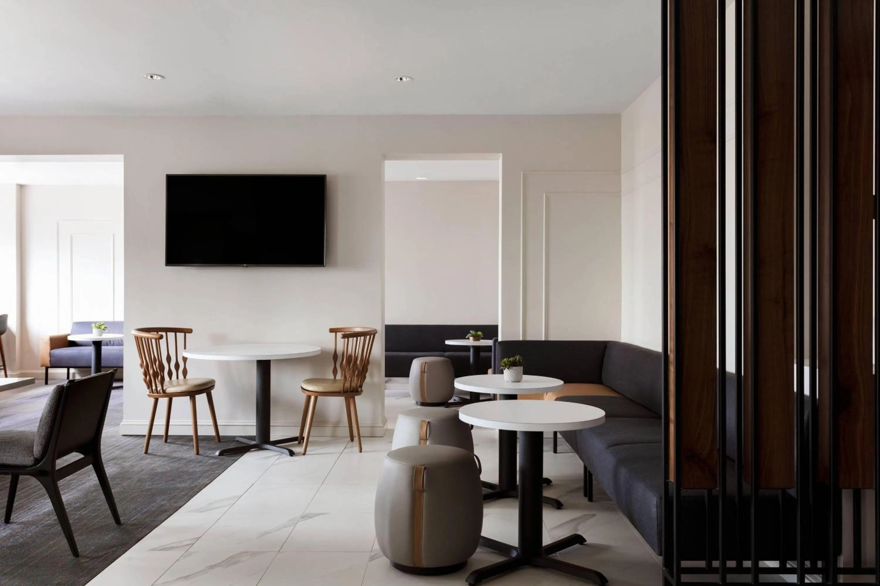 Lounge or bar in New York Marriott Downtown