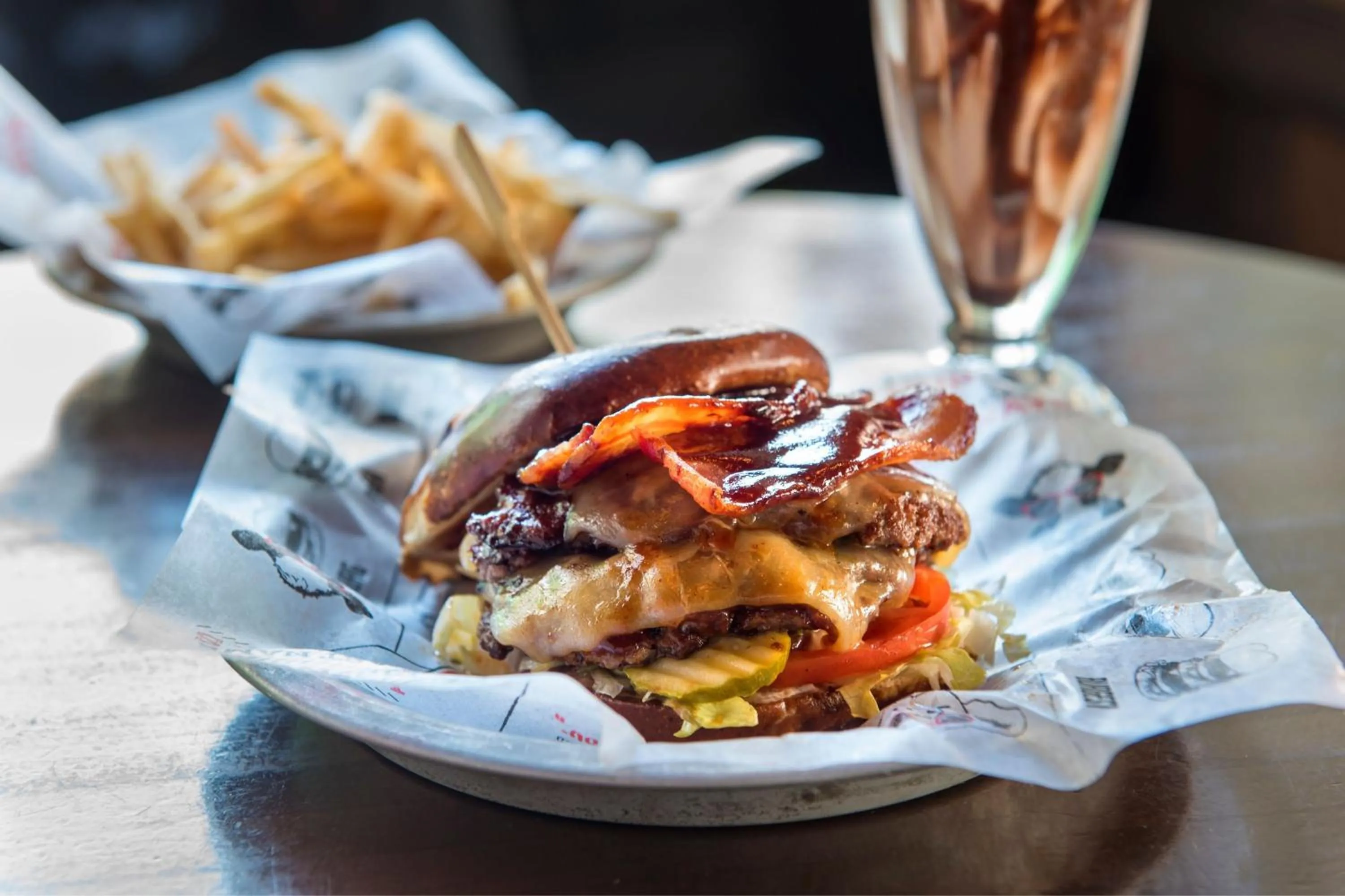 Restaurant/places to eat in New York Marriott Downtown