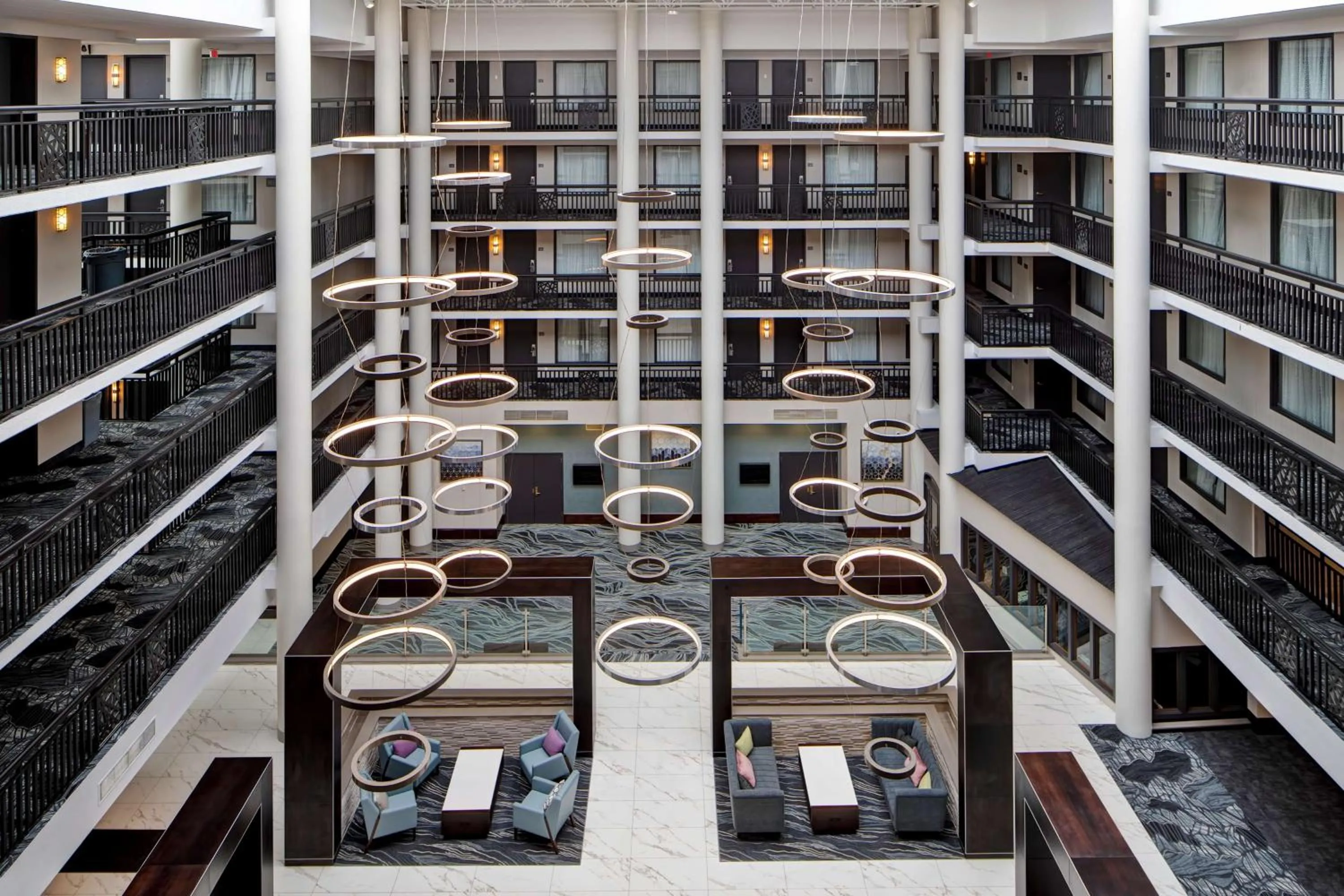 Lobby or reception in Embassy Suites Syracuse