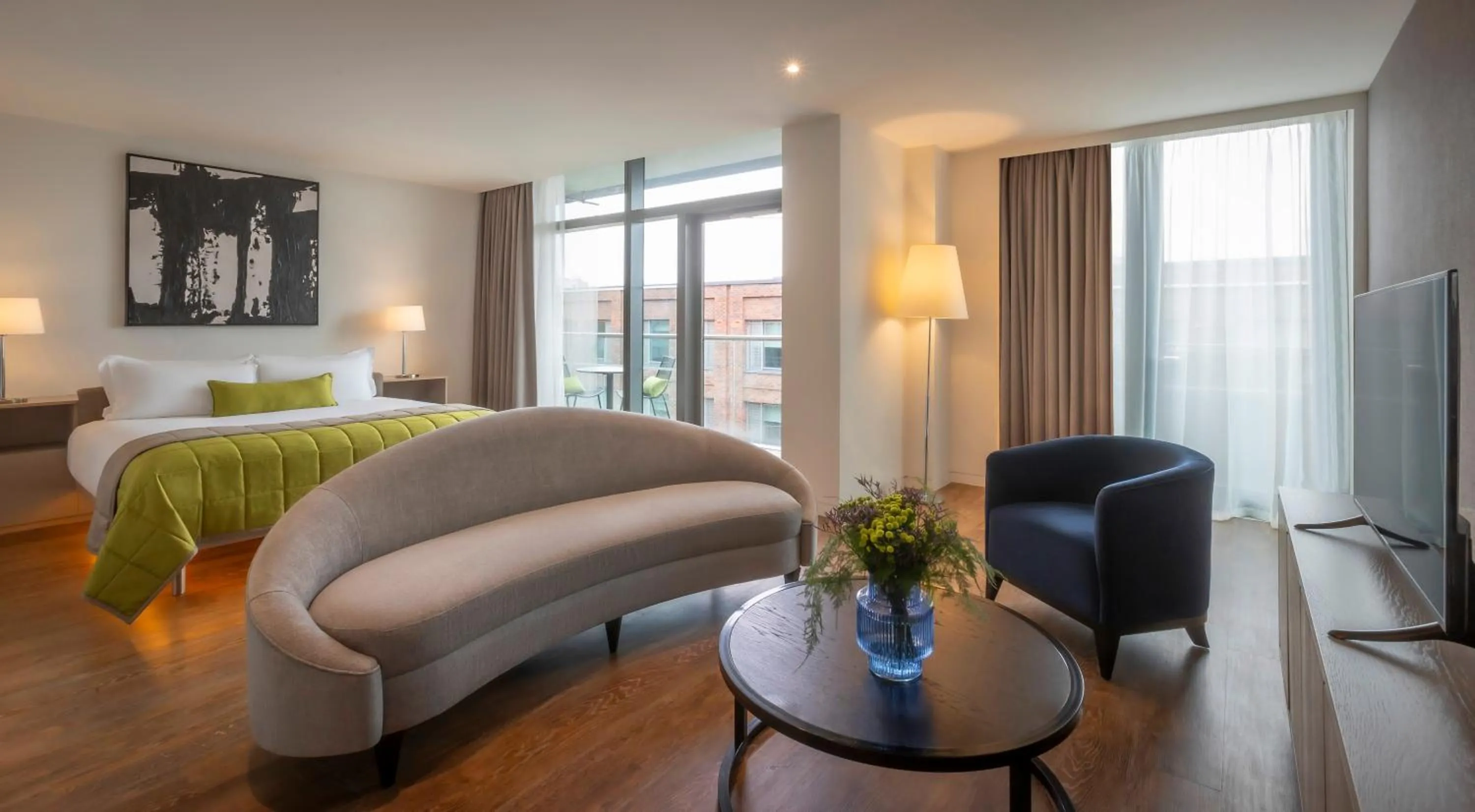 Bed in The Gibson Hotel