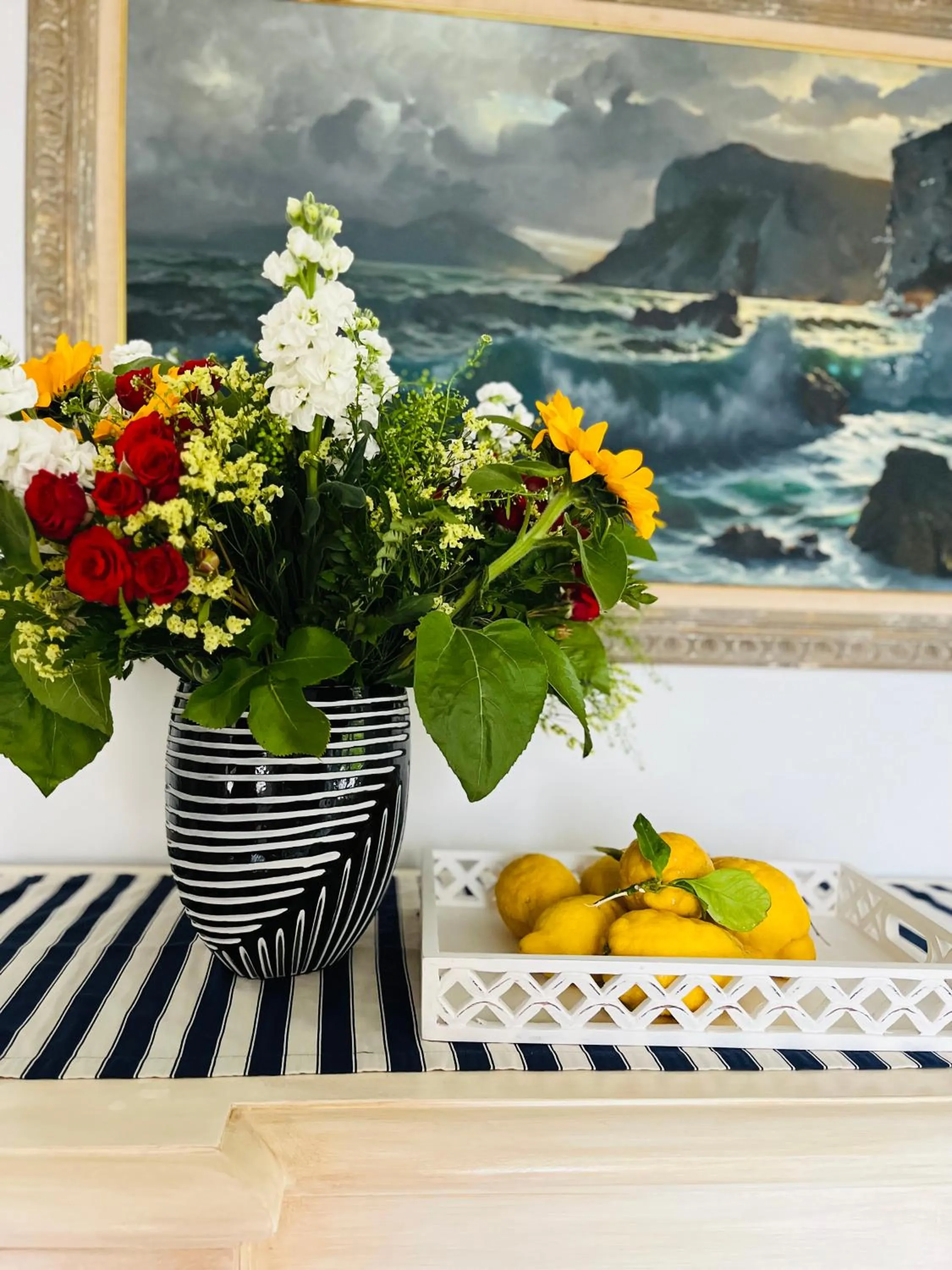 Communal lounge/ TV room in B&B L'Agapanto