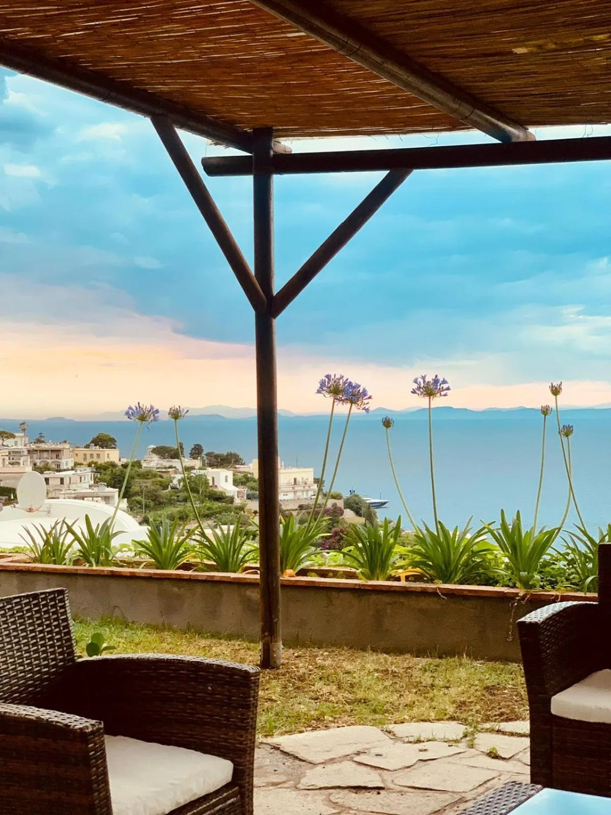 Patio in B&B L'Agapanto