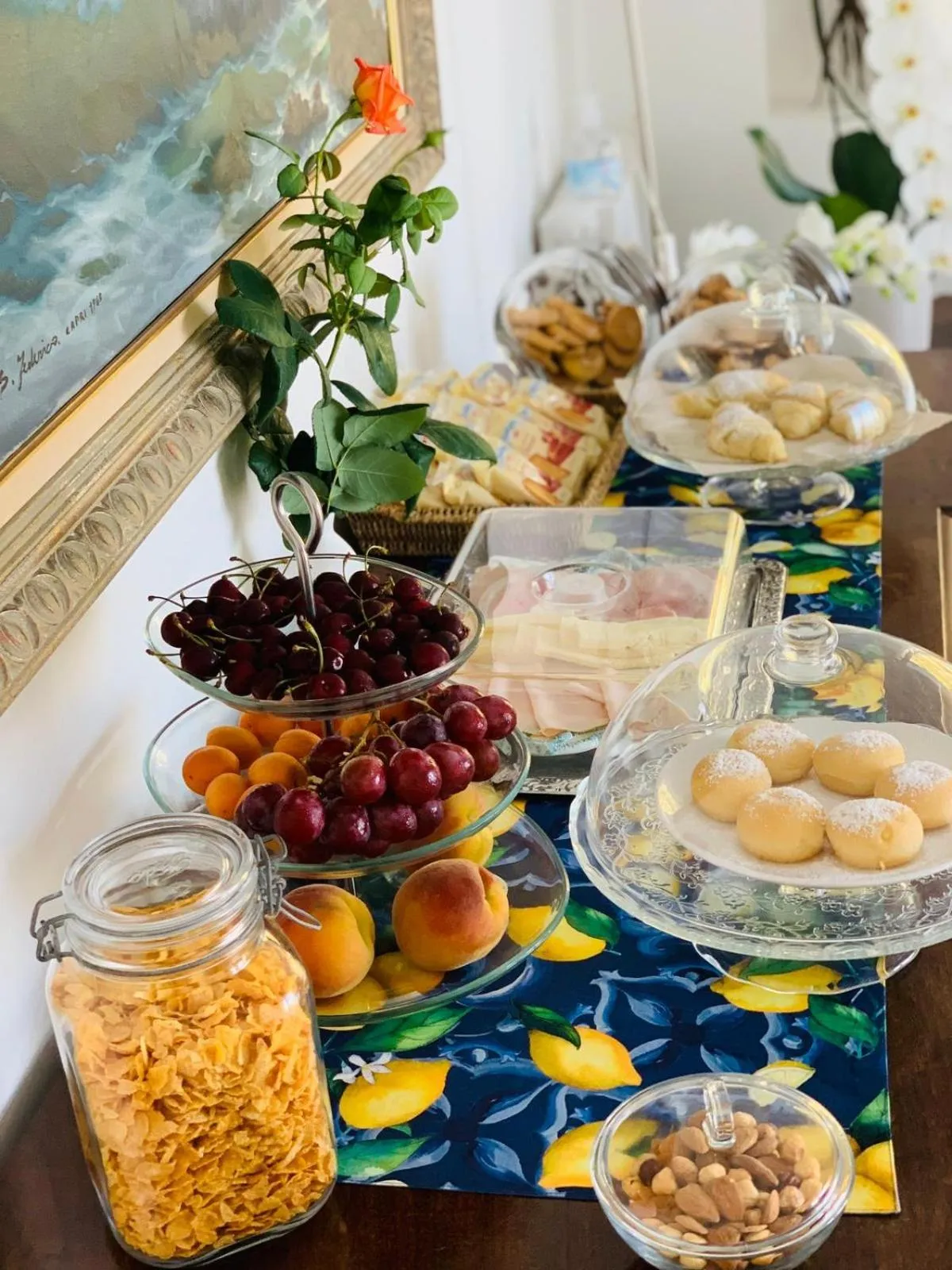 Food and drinks in B&B L'Agapanto