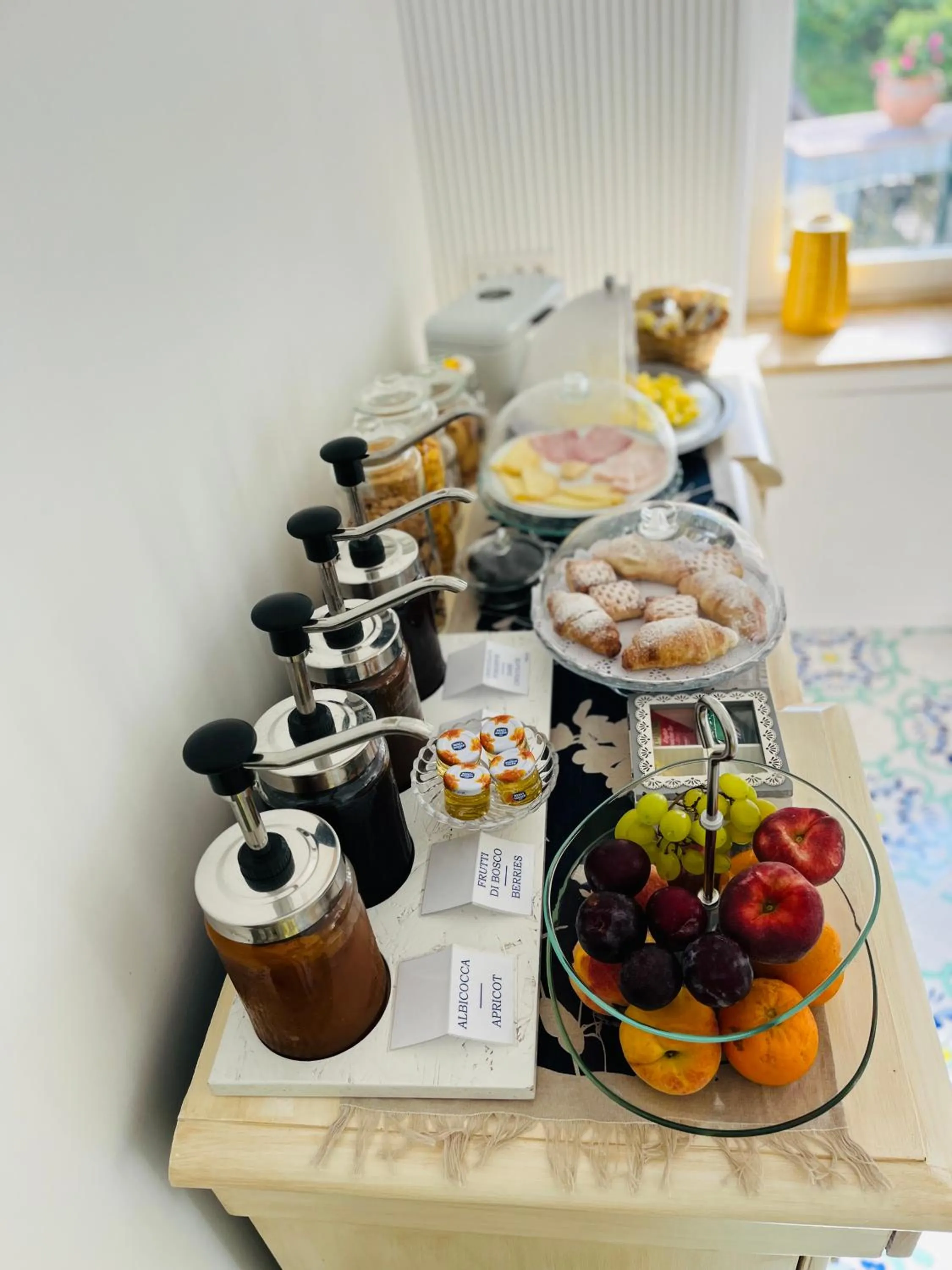 Food and drinks in B&B L'Agapanto