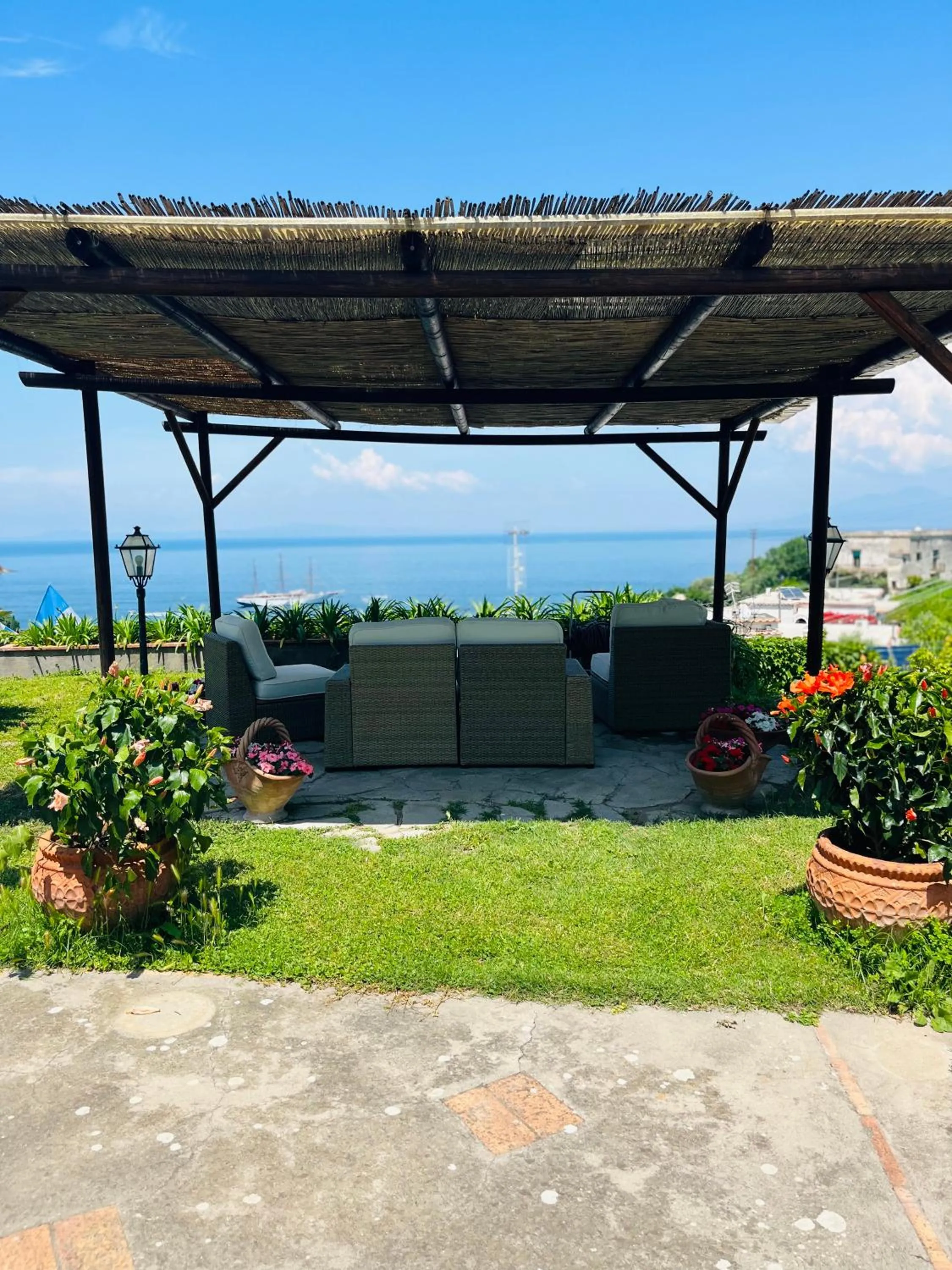 Patio in B&B L'Agapanto