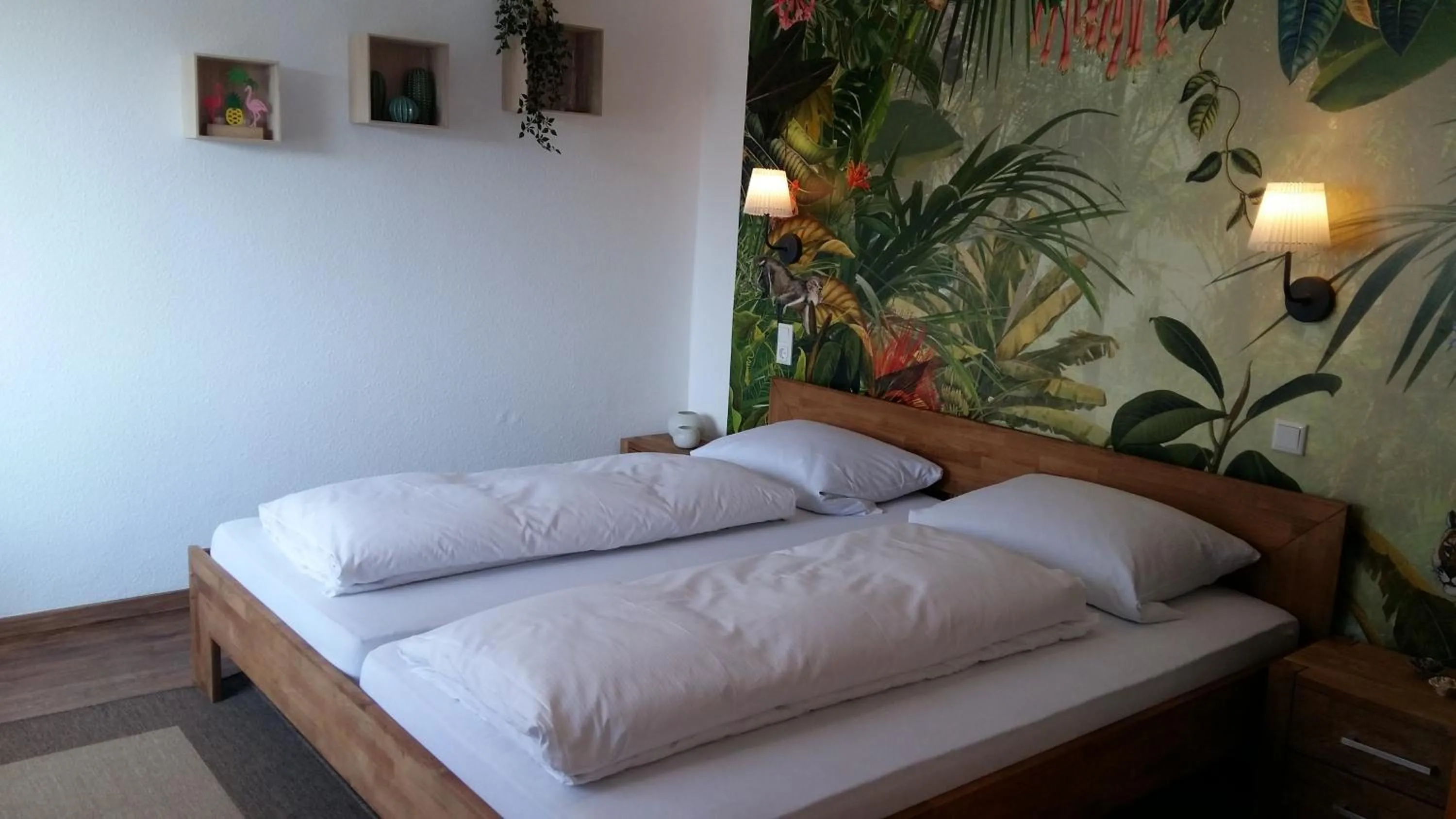 Bed in Landgasthof Grüner Baum