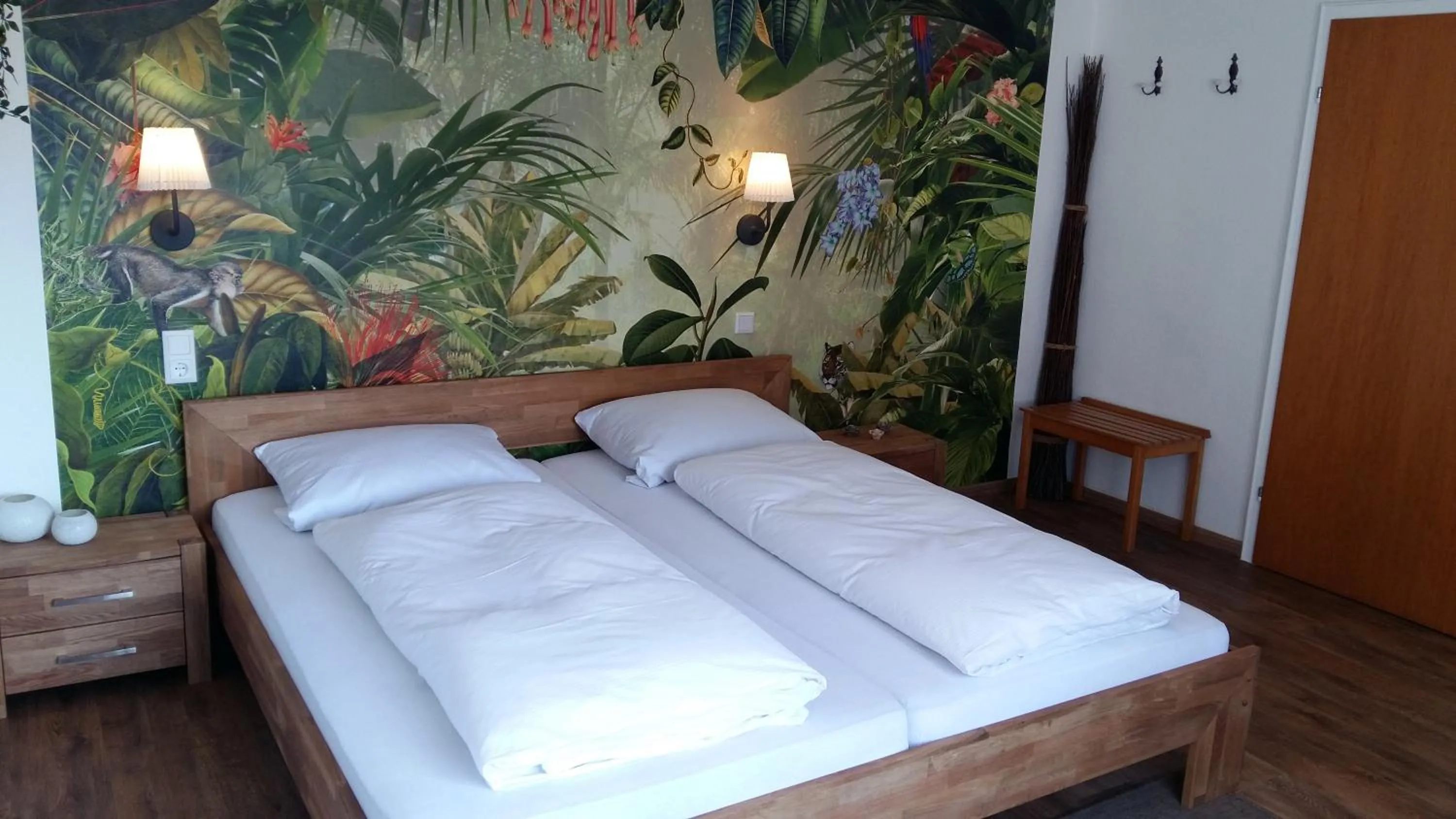 Bed in Landgasthof Grüner Baum