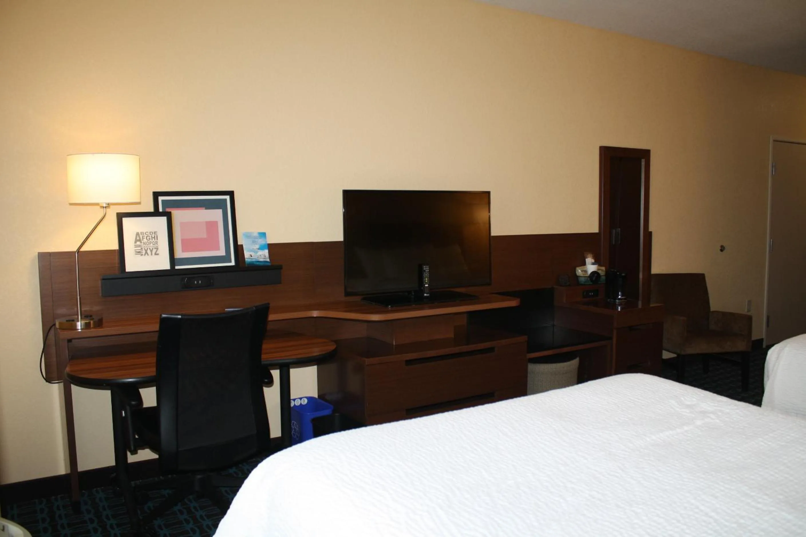 TV and multimedia, Bed in Fairfield Inn & Suites by Marriott Detroit Lakes
