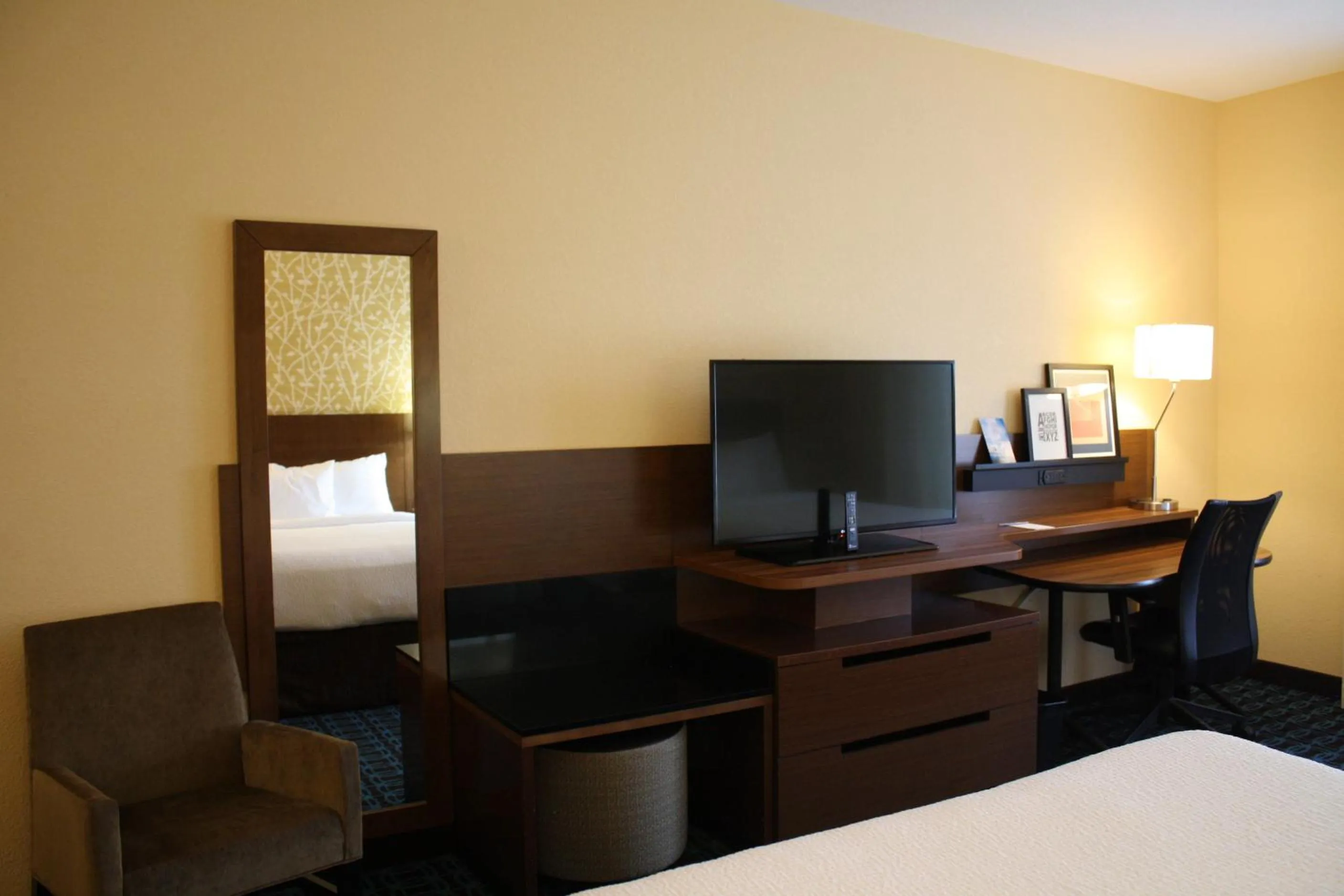 TV and multimedia, Bed in Fairfield Inn & Suites by Marriott Detroit Lakes