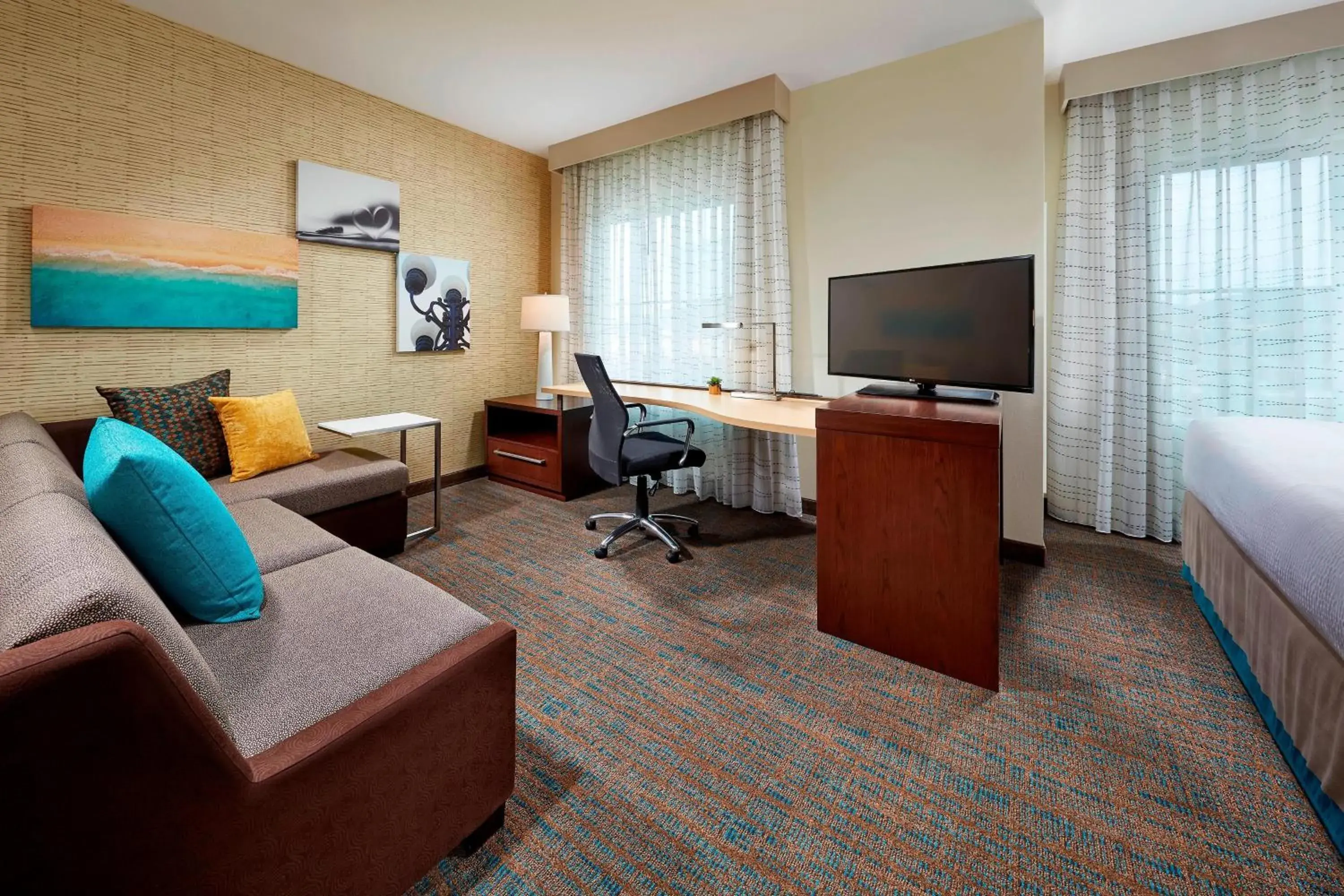 Queen Studio with Sofa Bed - Hearing Accessible in Residence Inn by Marriott San Diego Chula Vista Queen Studio with Sofa Bed - Hearing Accessible in Residence Inn by Marriott San Diego Chula Vista