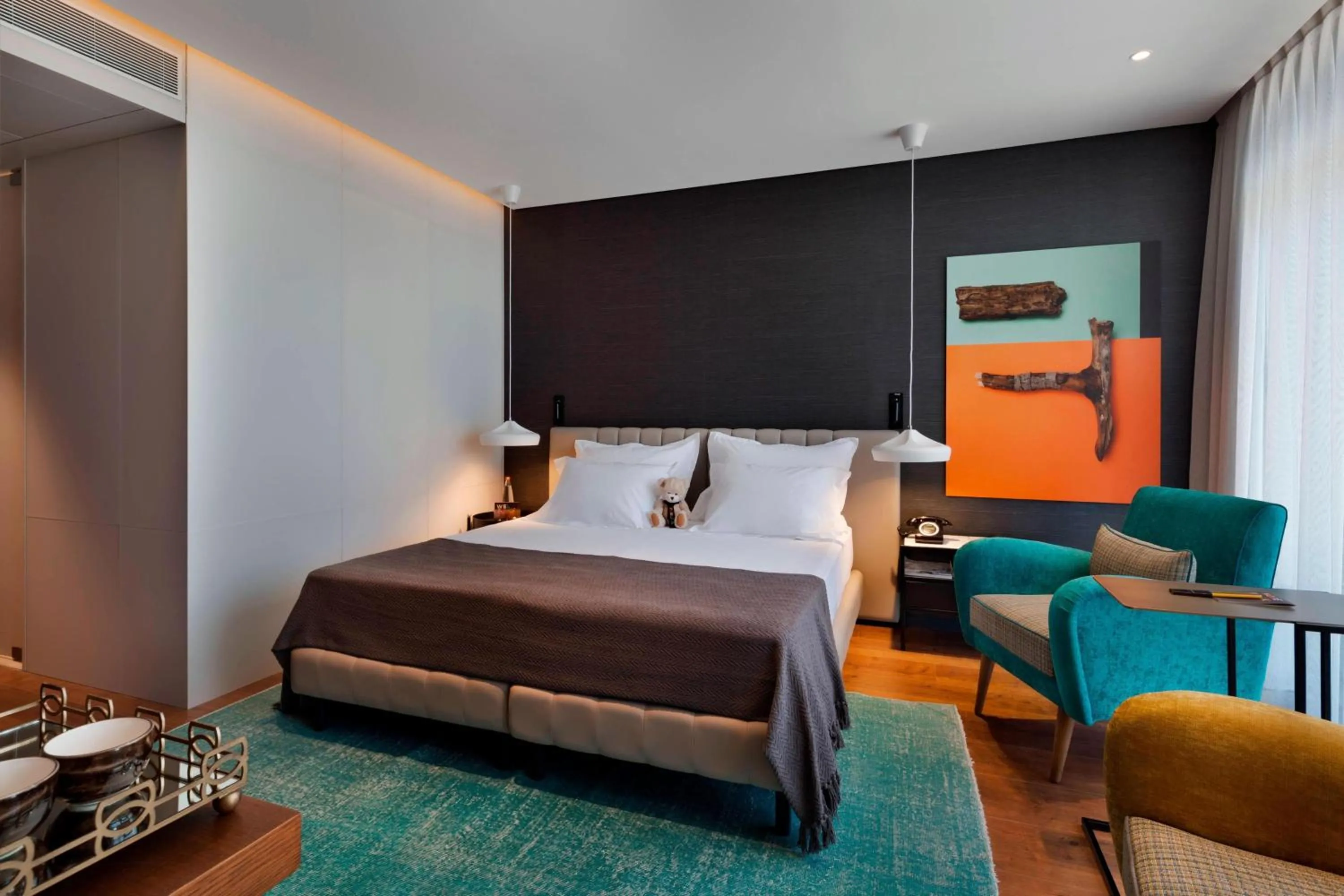 Photo of the whole room, Bed in Publica Isrotel, Autograph Collection