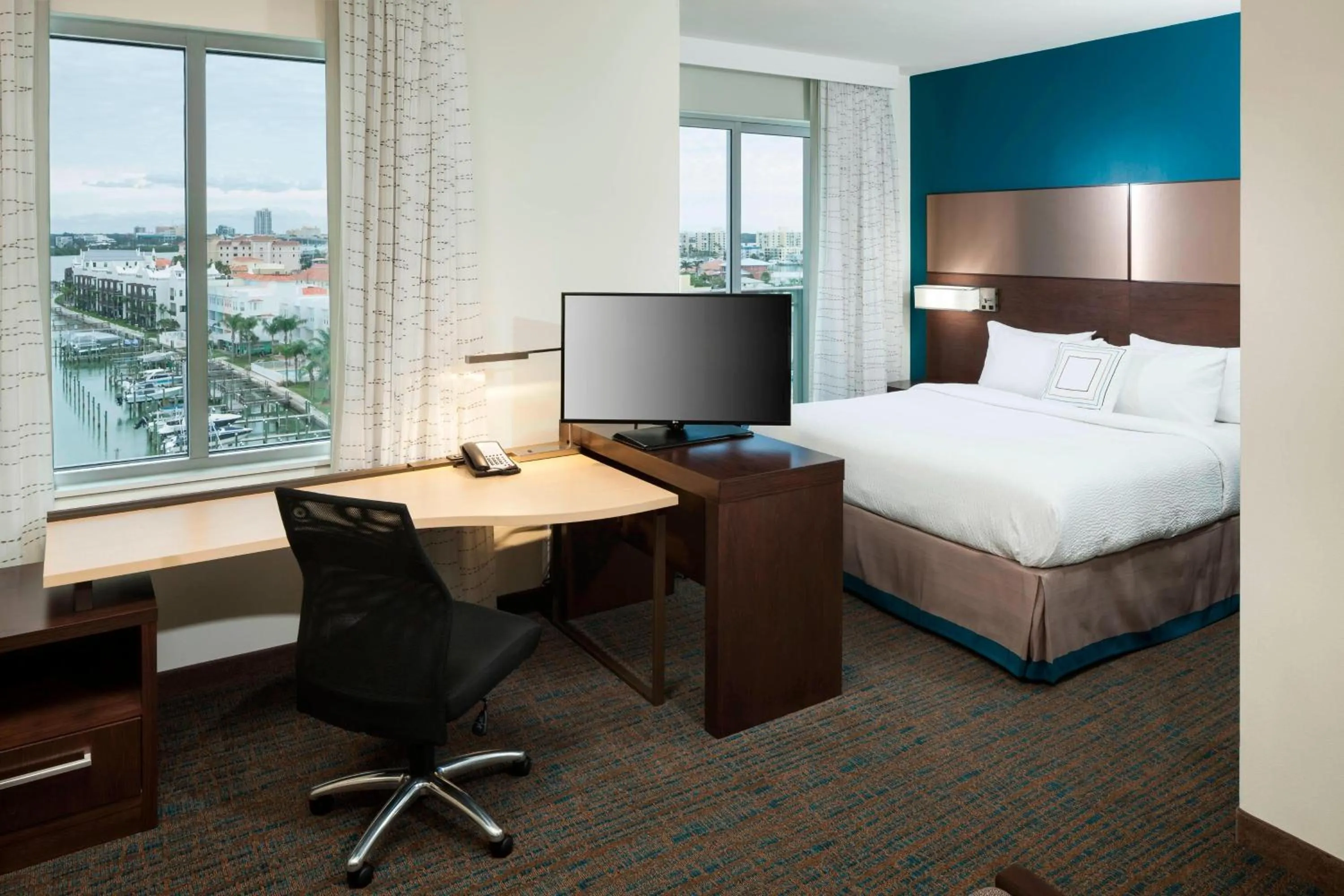 Photo of the whole room, Bed in Residence Inn by Marriott Clearwater Beach