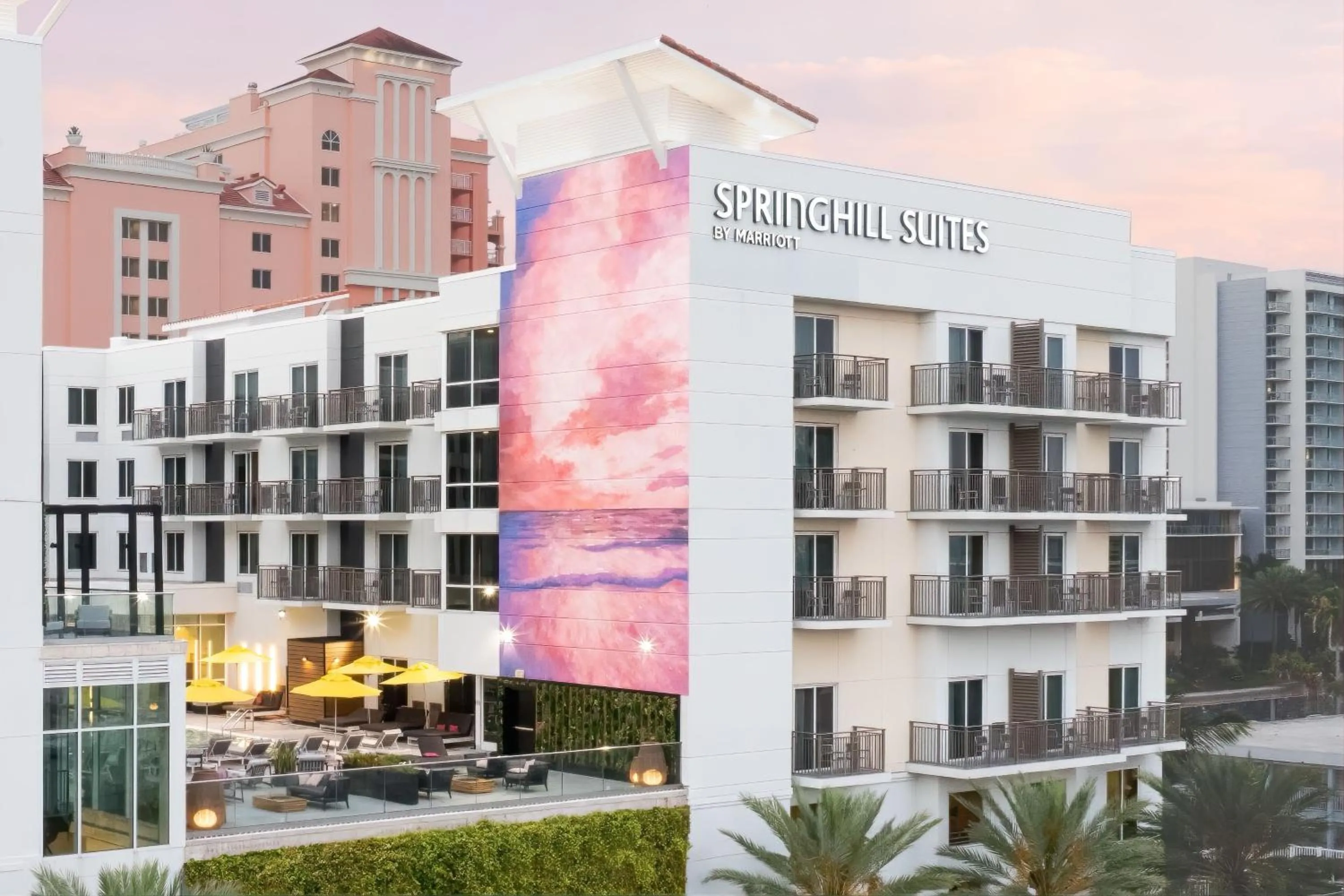 Property building in SpringHill Suites by Marriott Clearwater Beach