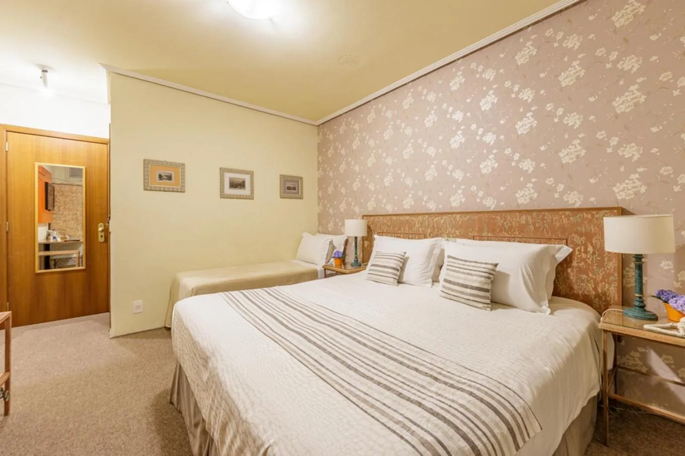 Bed in Hotel Pousada Le Chateau