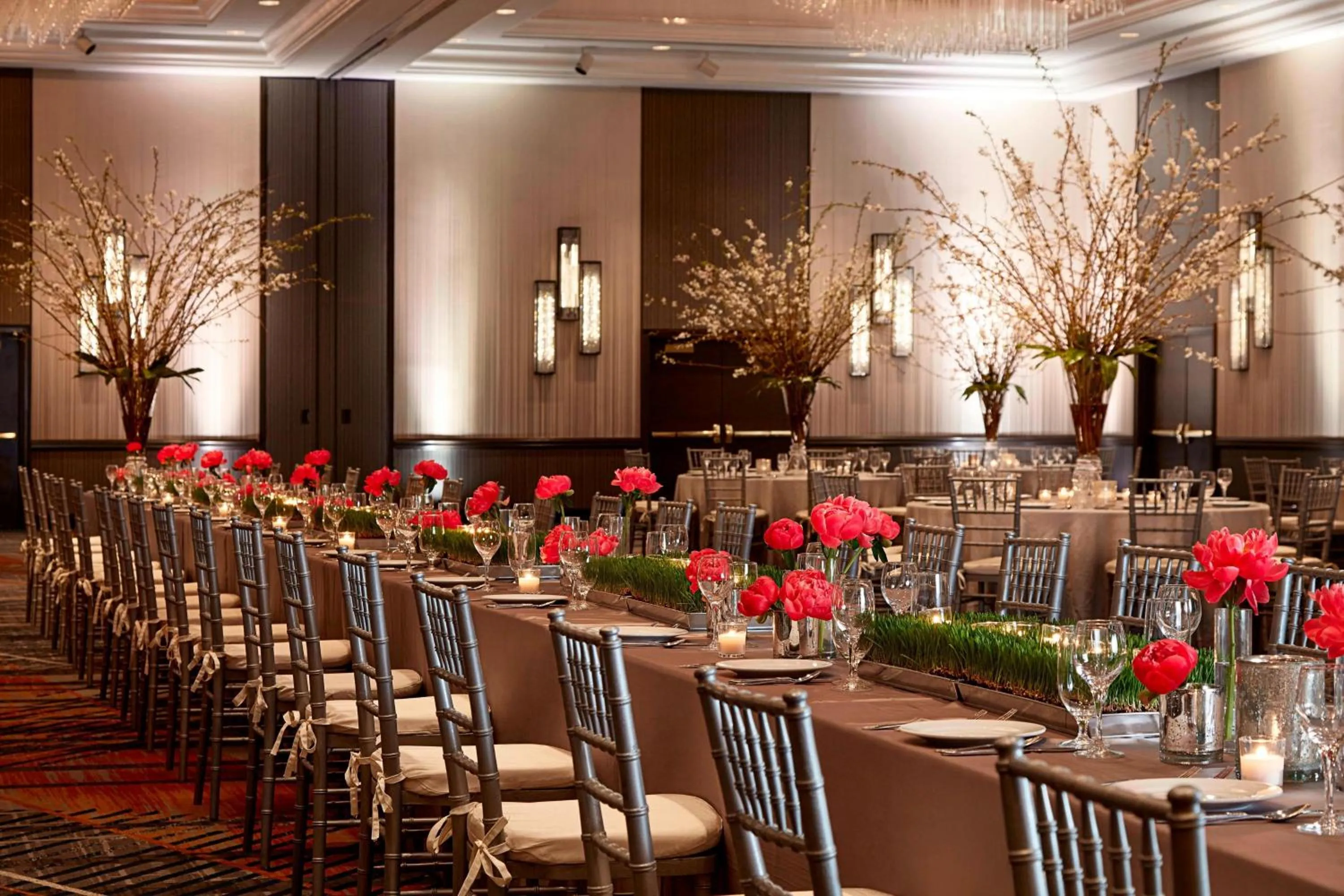 Lobby or reception in New York Marriott at the Brooklyn Bridge