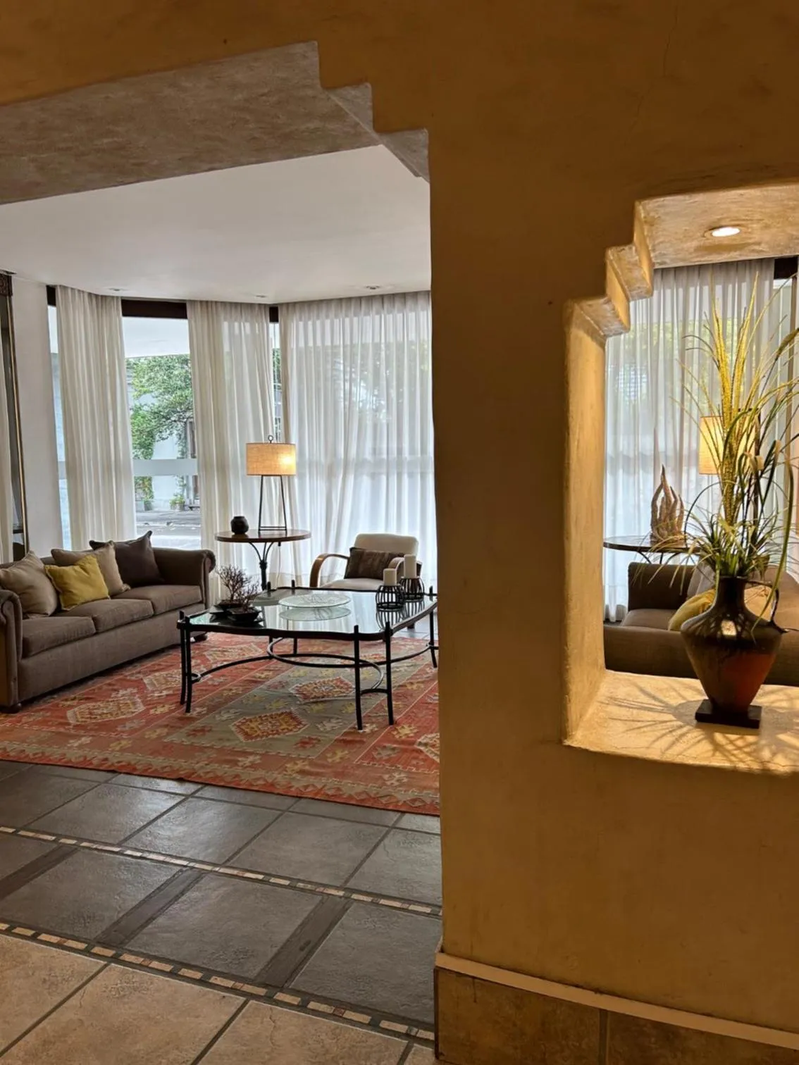 Living room in Hotel Almería