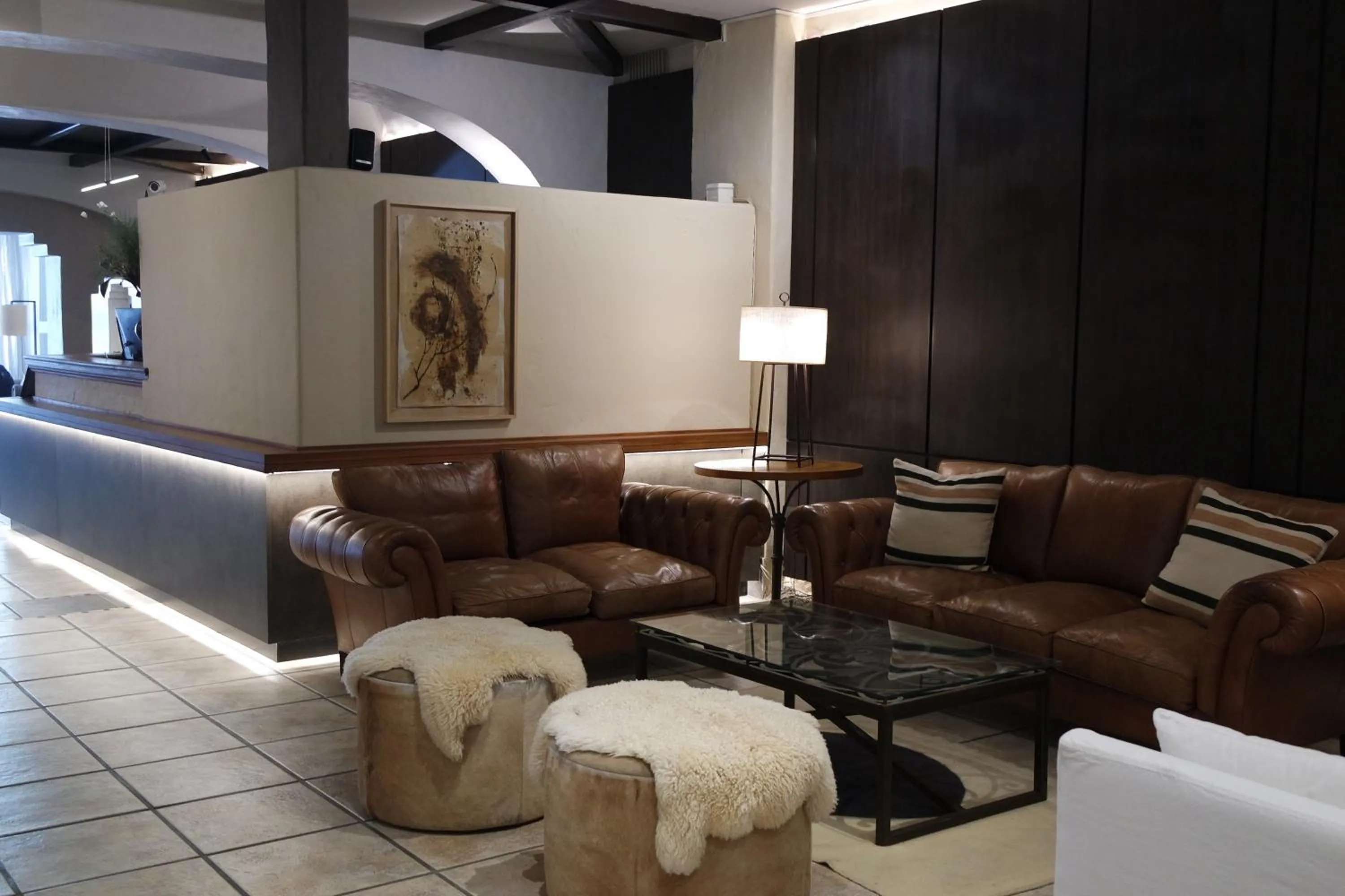 Living room in Hotel Almería