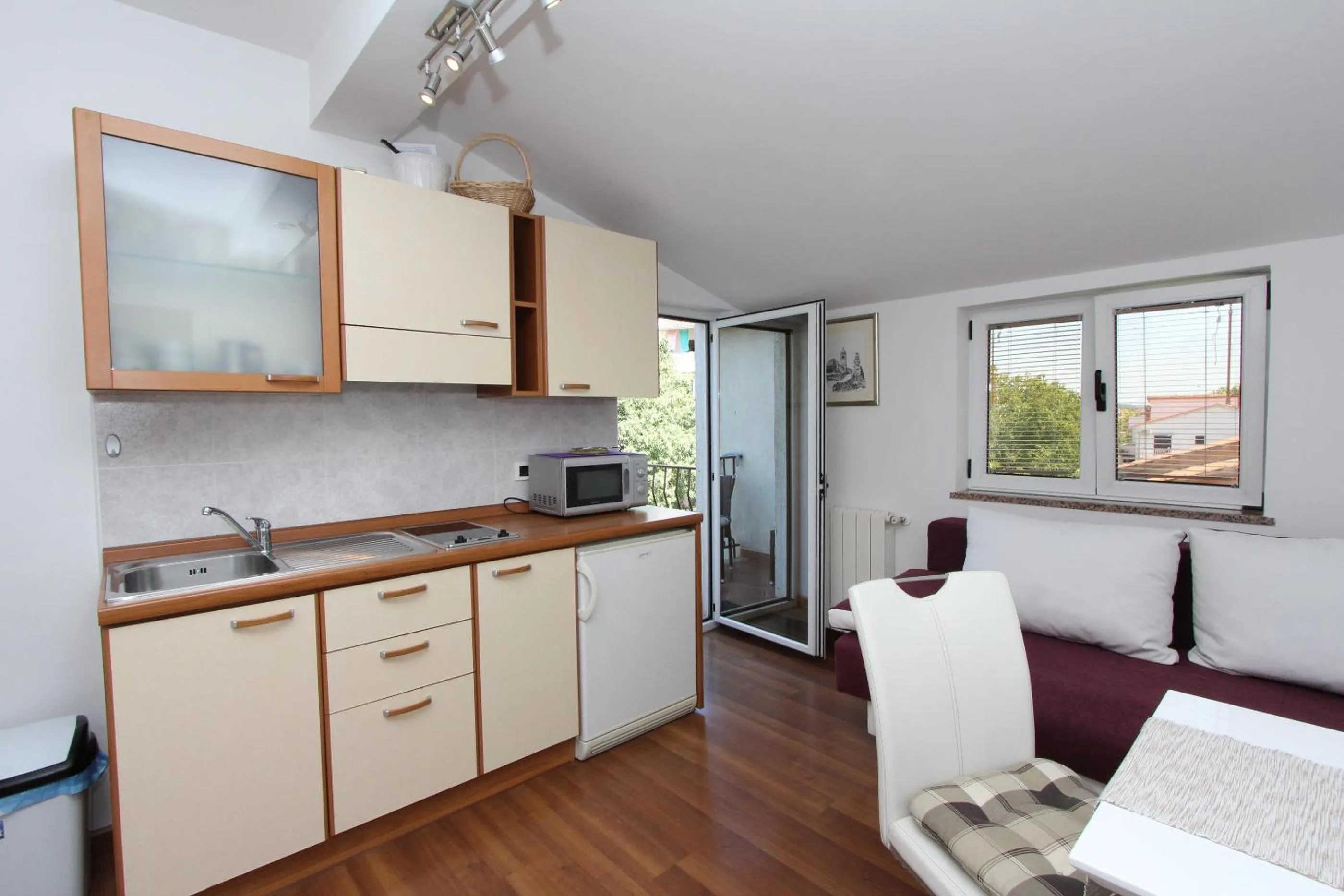 Kitchen or kitchenette in Apartments Tanja