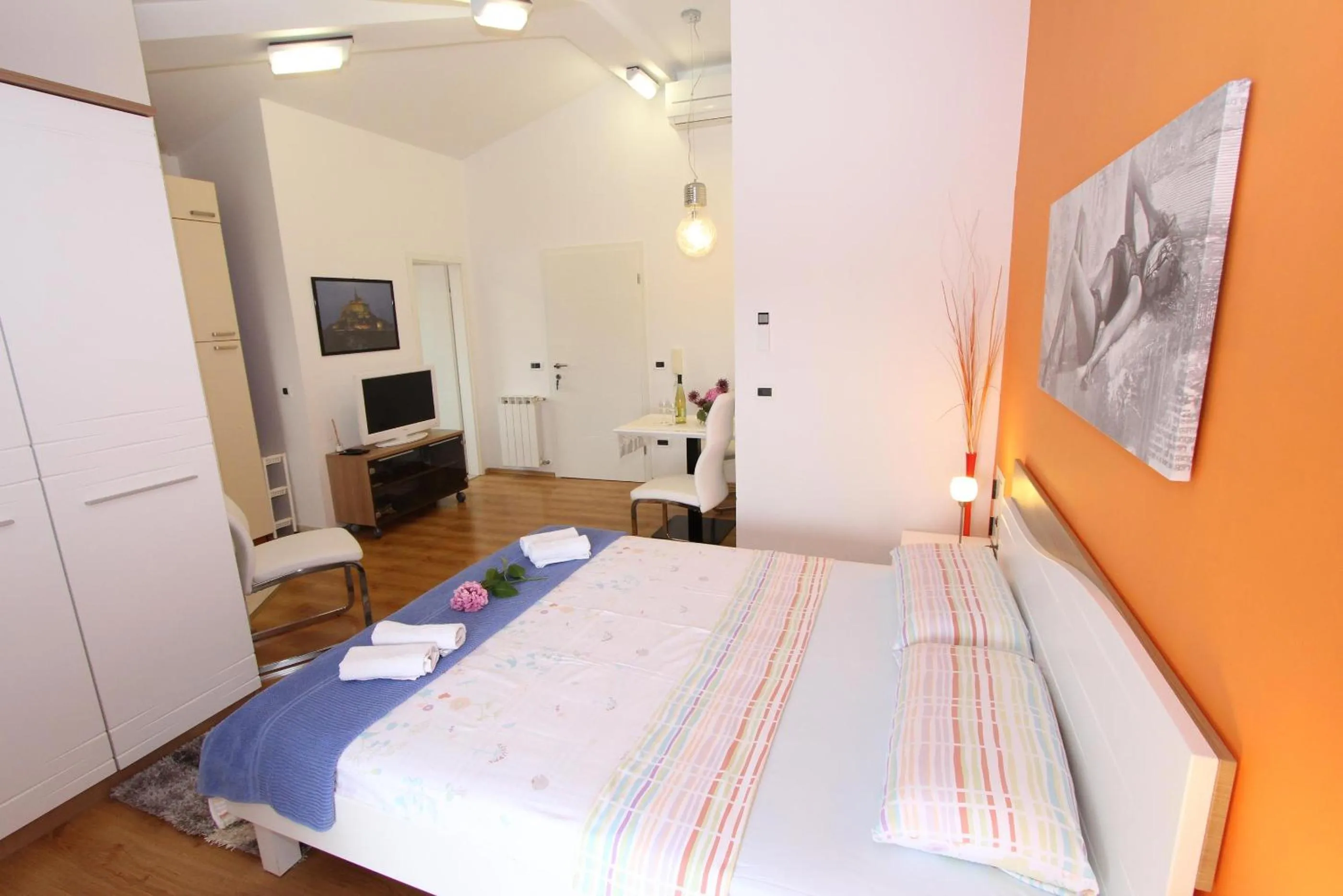 Bedroom, Bed in Apartments Tanja