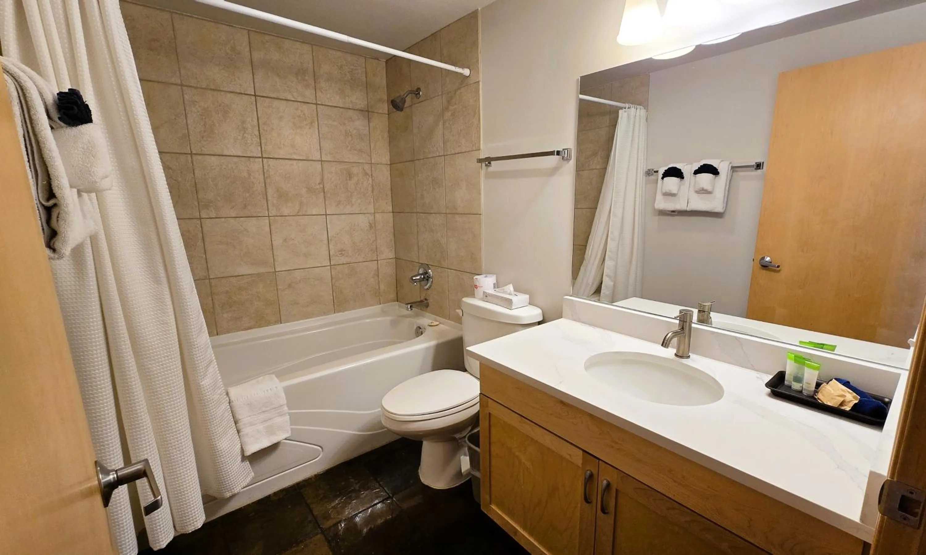 Bathroom in Sunset Resorts Canmore and Spa