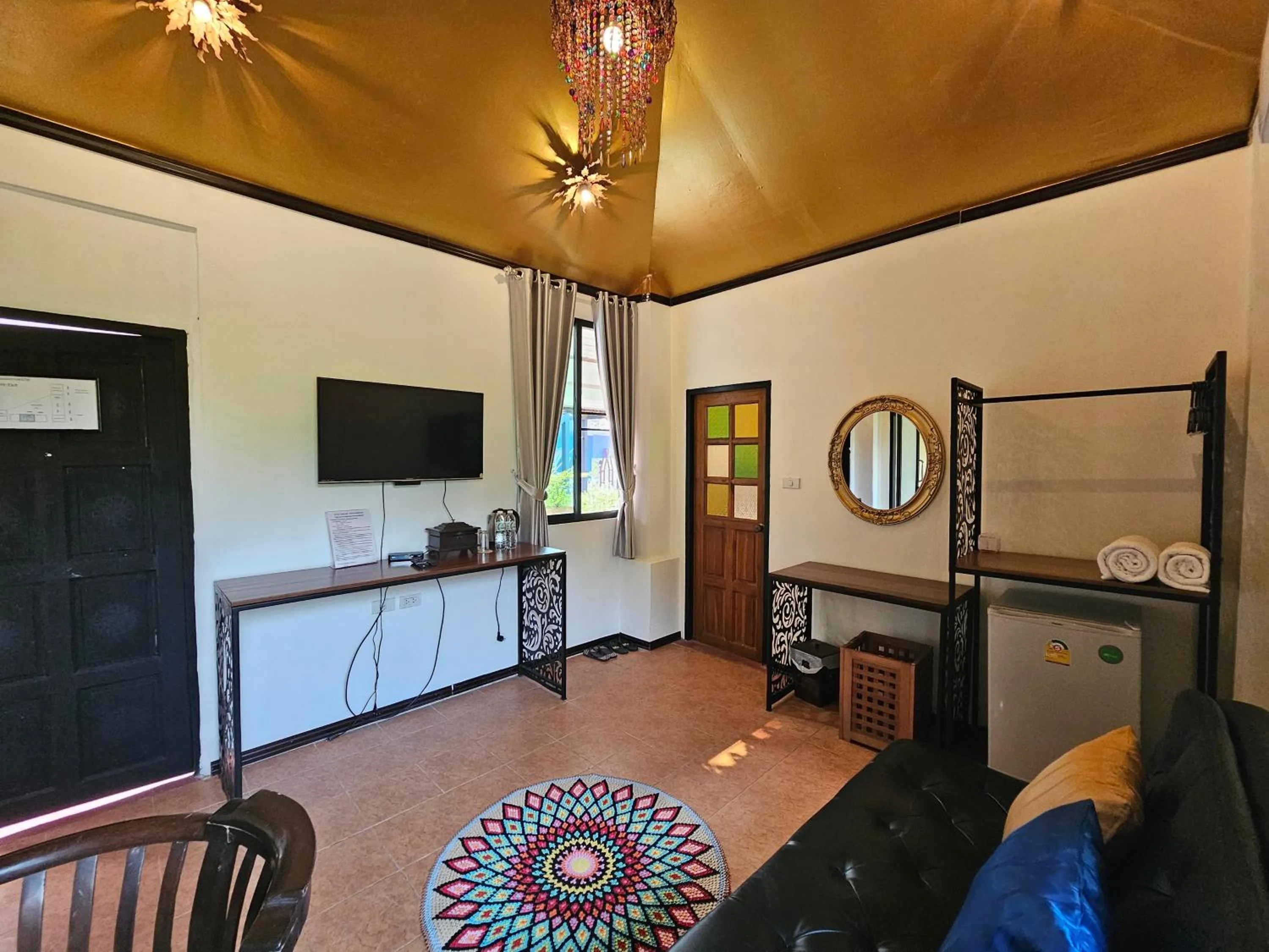 Living room, Bed in Phu Jaya Floresta Resort by ALPHATEL PARTNER