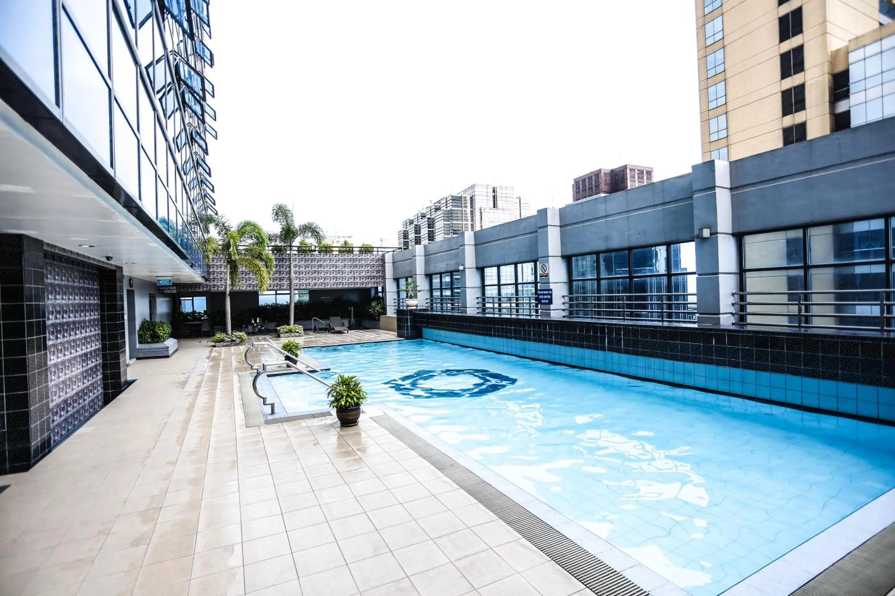 Swimming pool in The Malayan Plaza Hotel