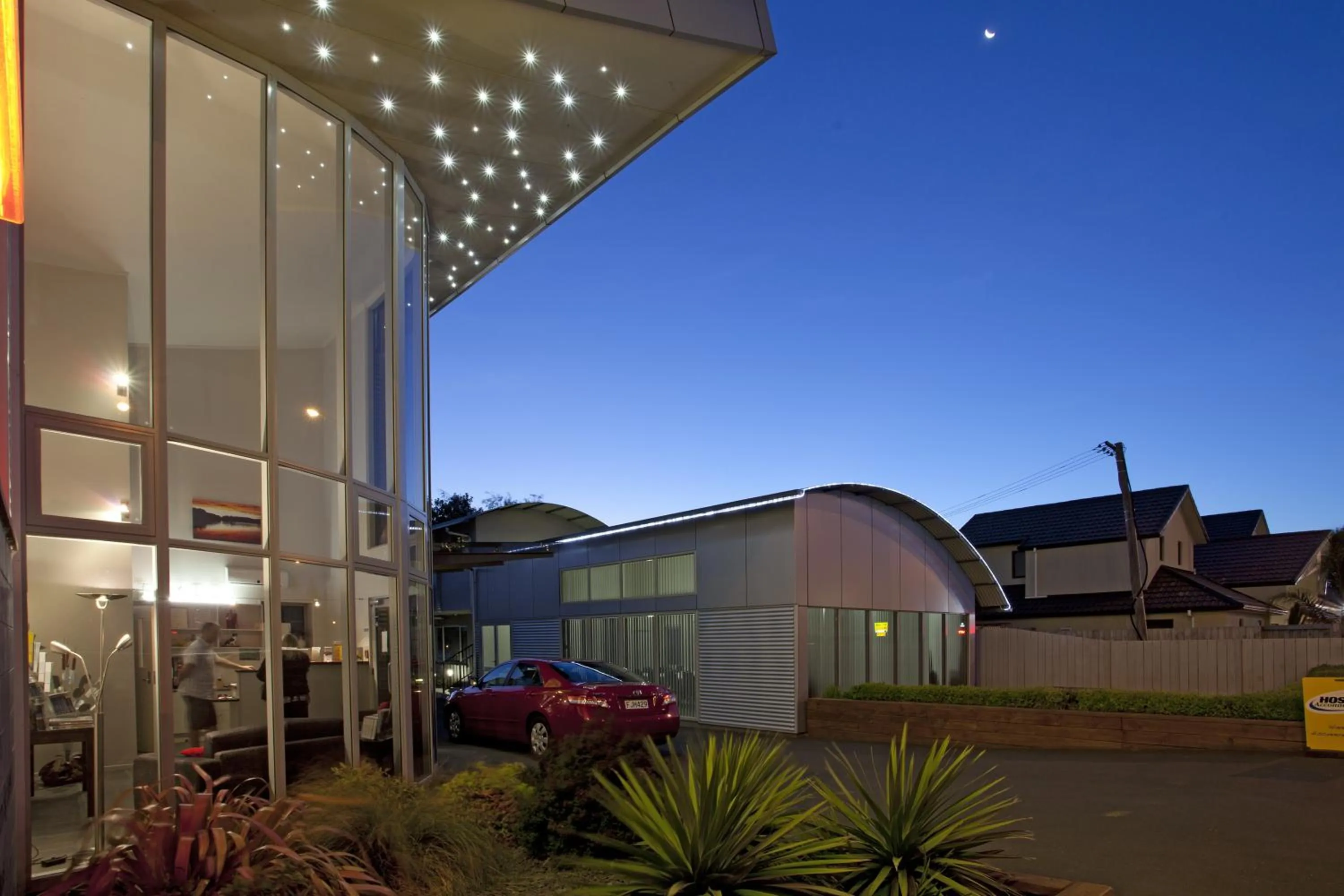 Night in Atrium On Ulster