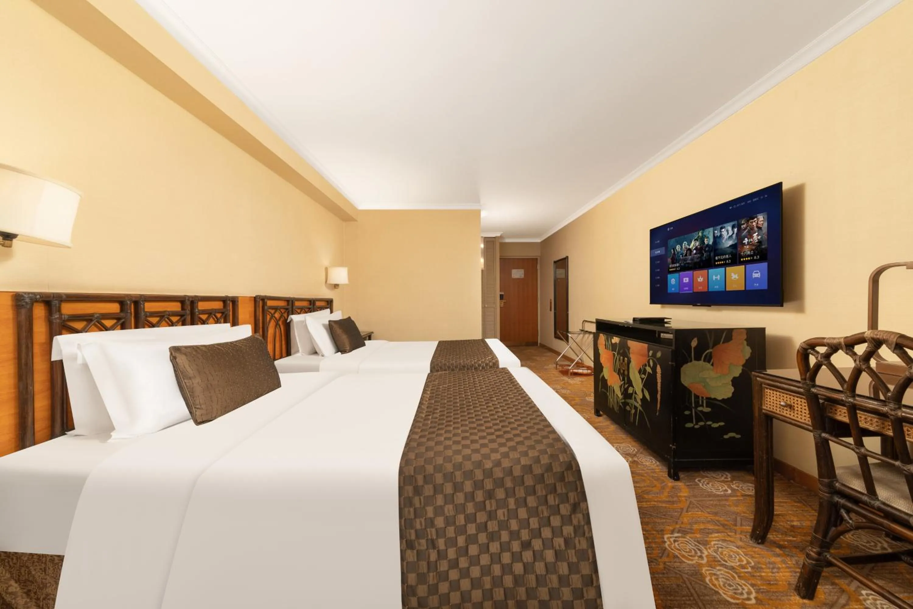 Bed in Jianguo Hotel Xi'an