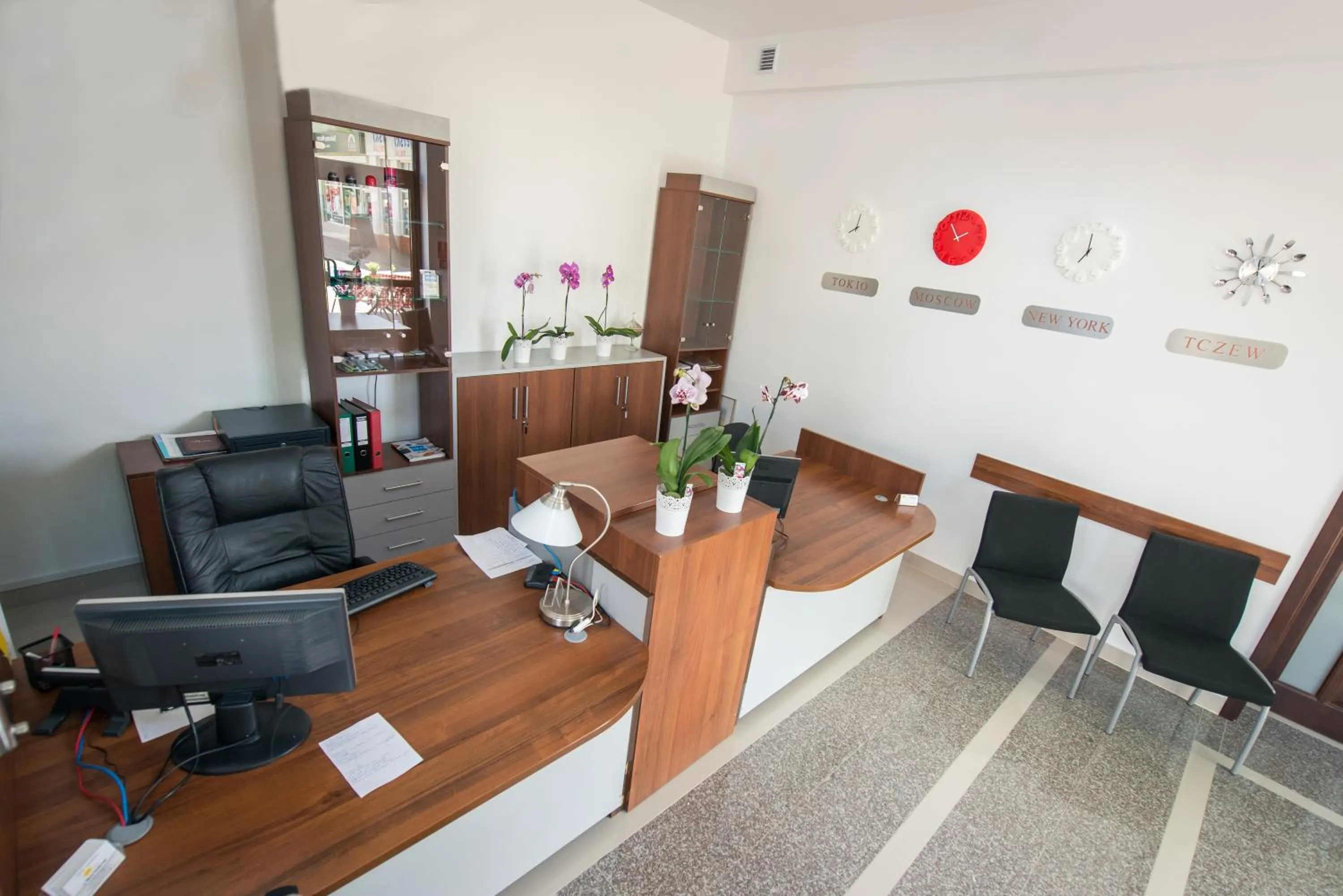 Lobby or reception in First Hotel