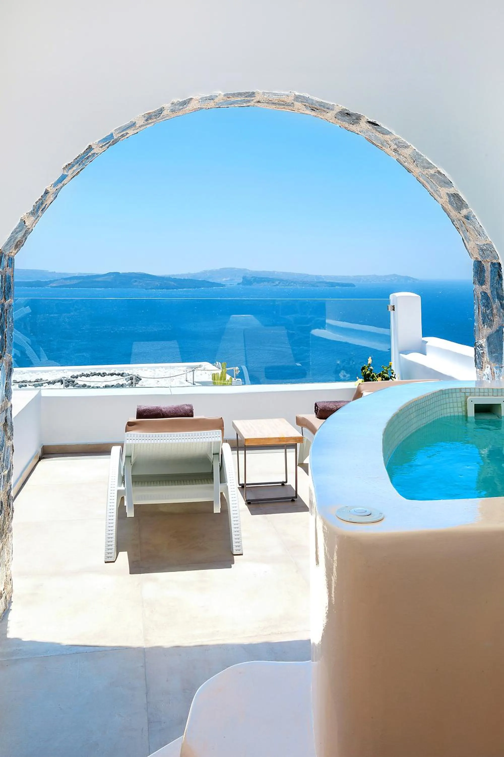 Balcony/Terrace in Santorini Secret Premium