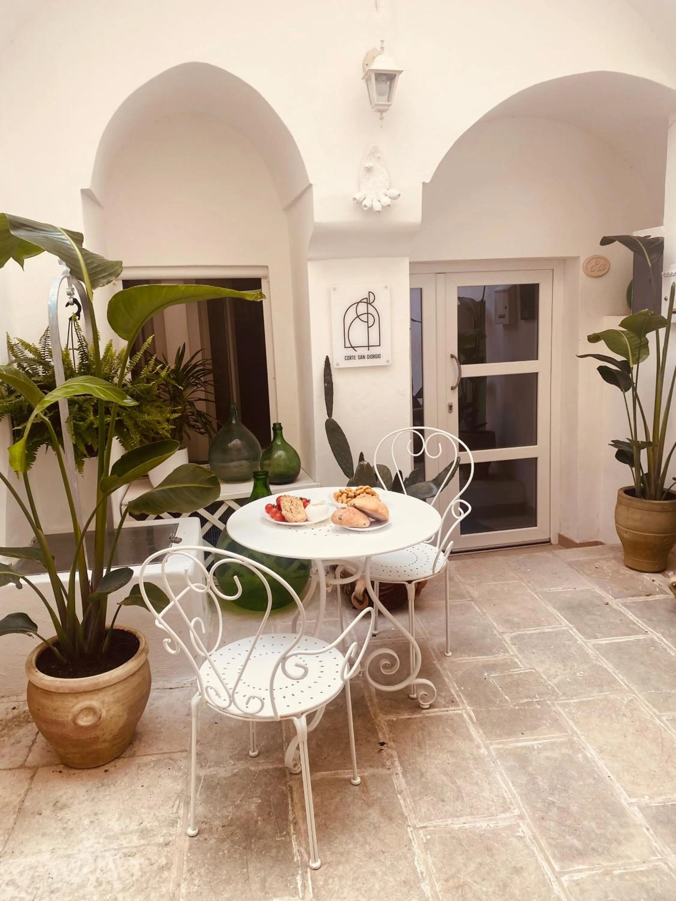 Patio in B&B Corte San Giorgio