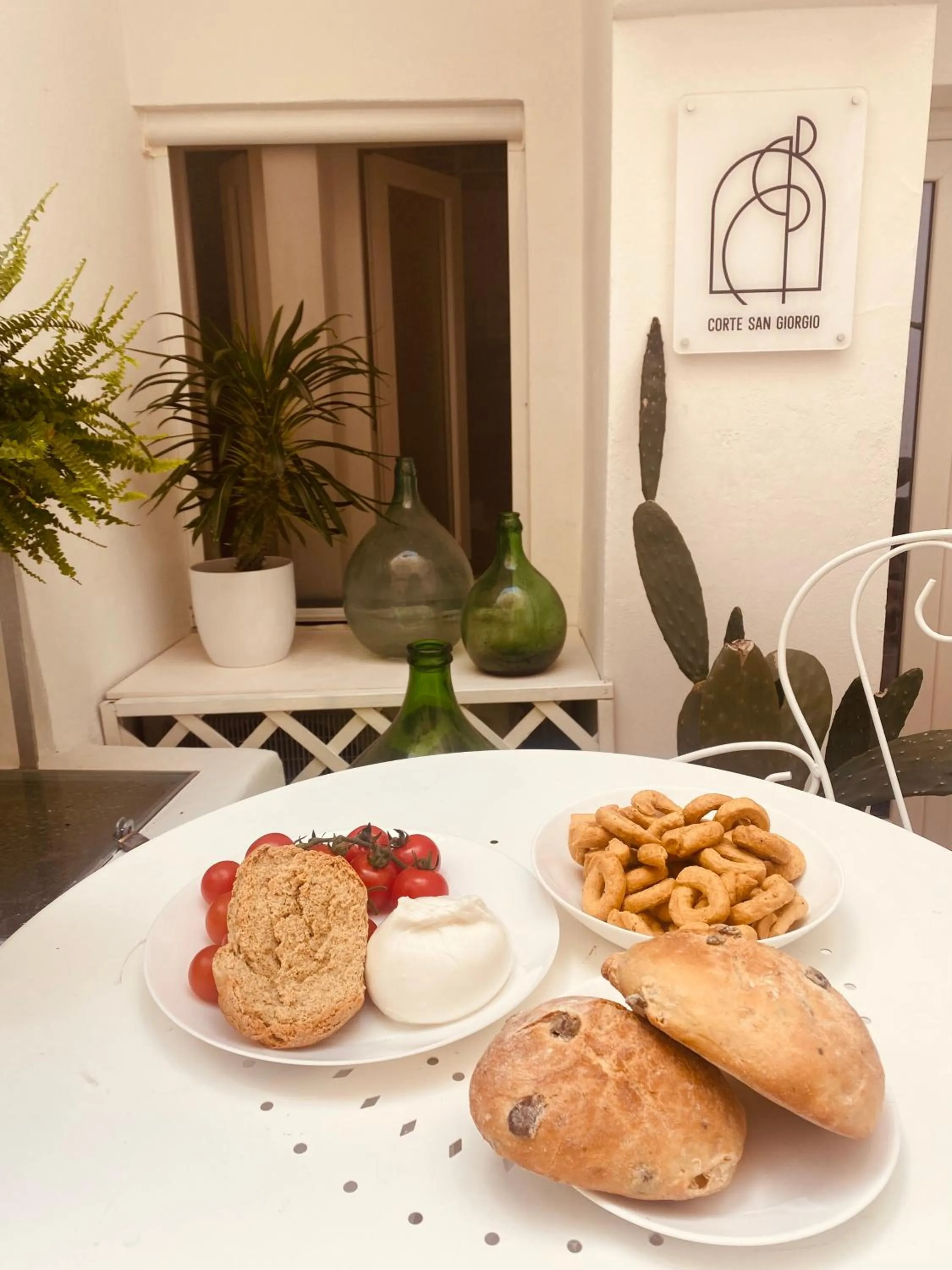 Patio in B&B Corte San Giorgio