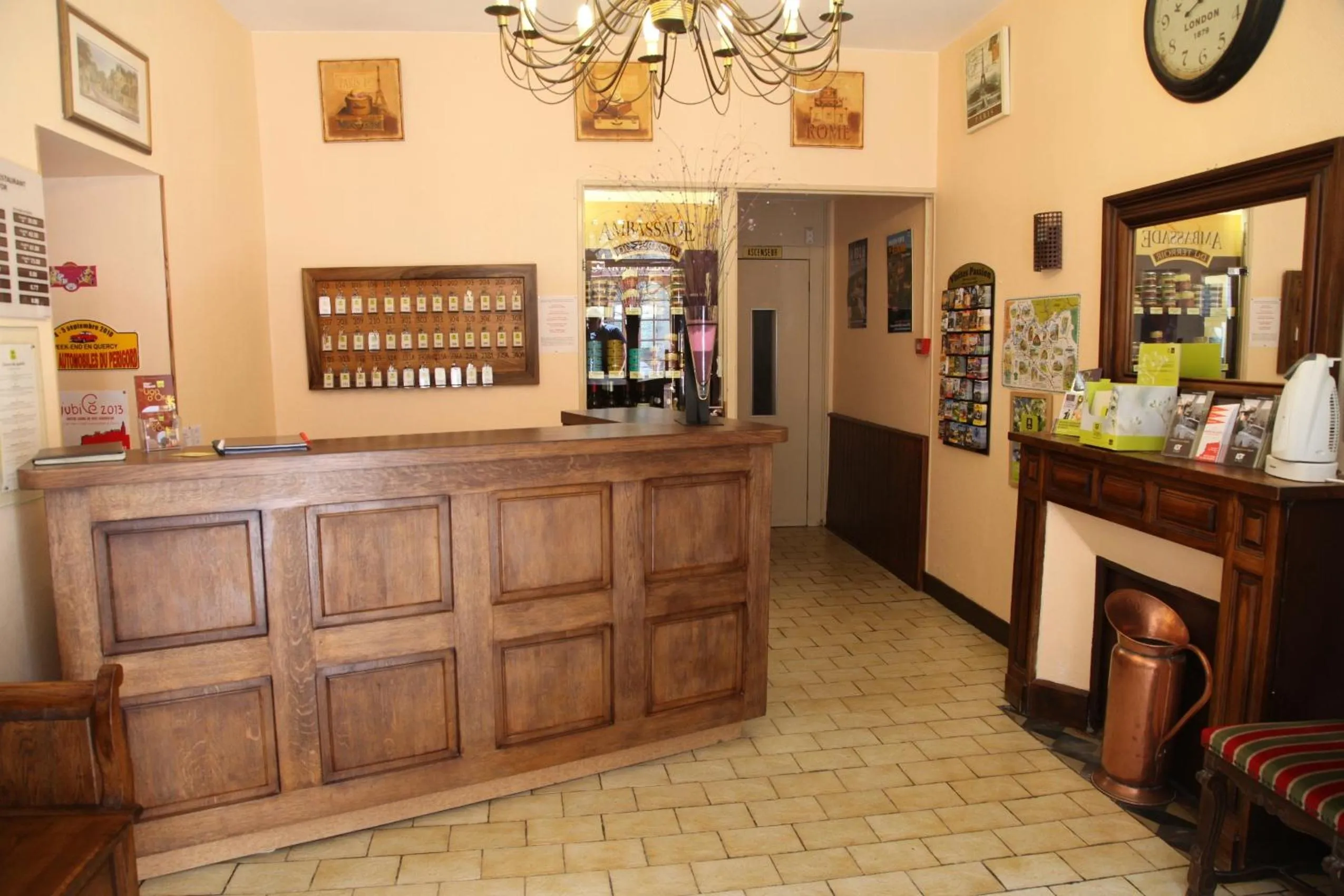 Lobby or reception in Hotel du Lion d'Or