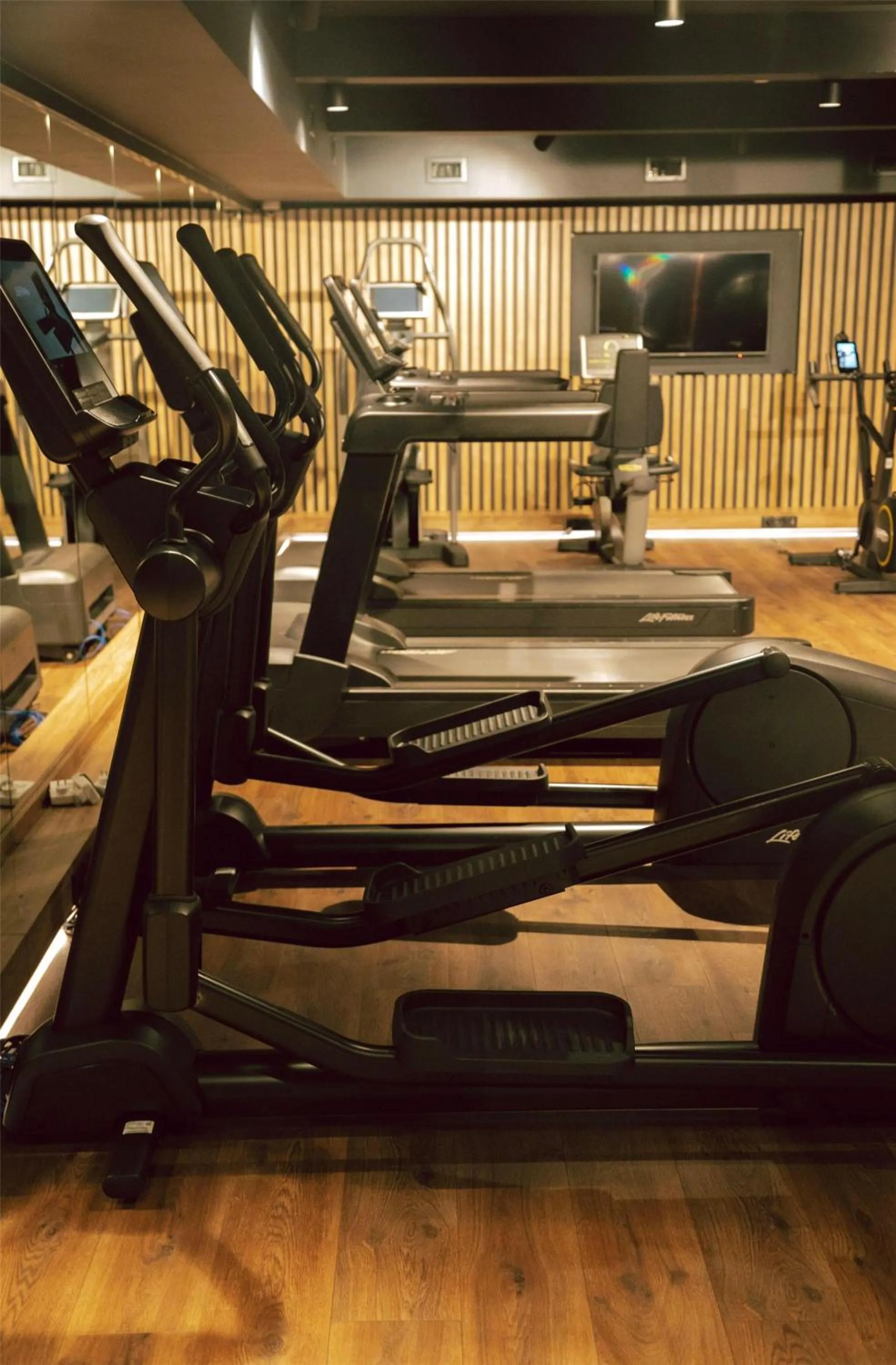 Fitness centre/facilities in Radisson Blu Hotel Prague