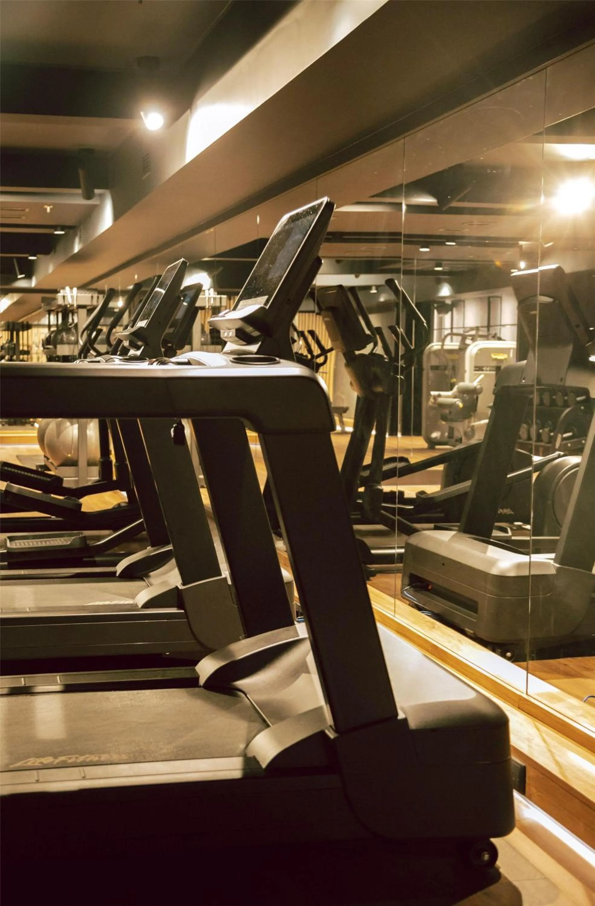 Fitness centre/facilities in Radisson Blu Hotel Prague